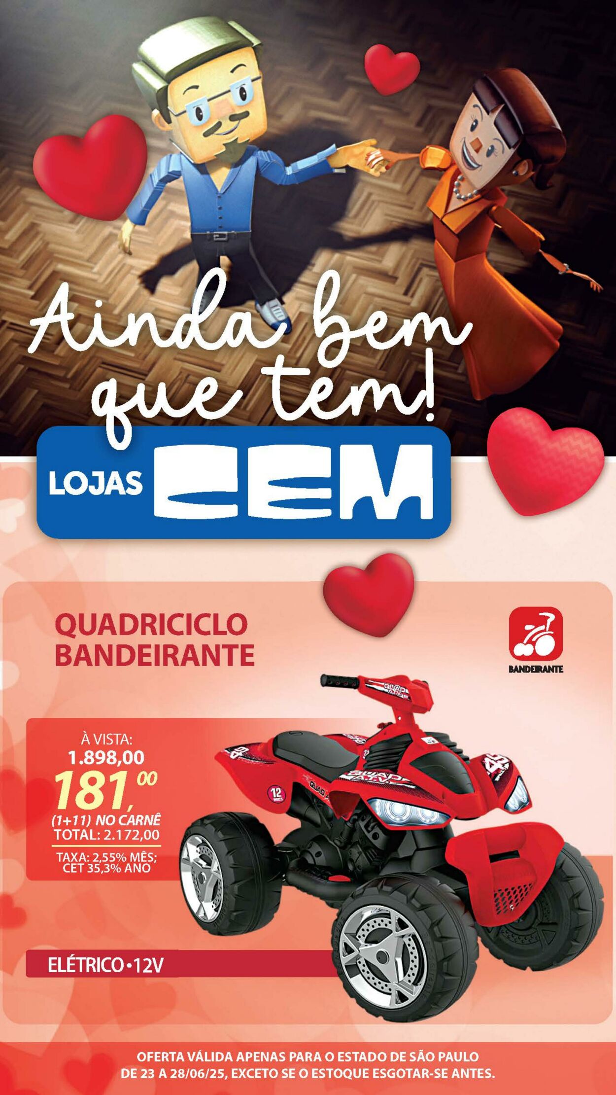 Folheto Lojas Cem 23.06.2025 - 01.07.2025