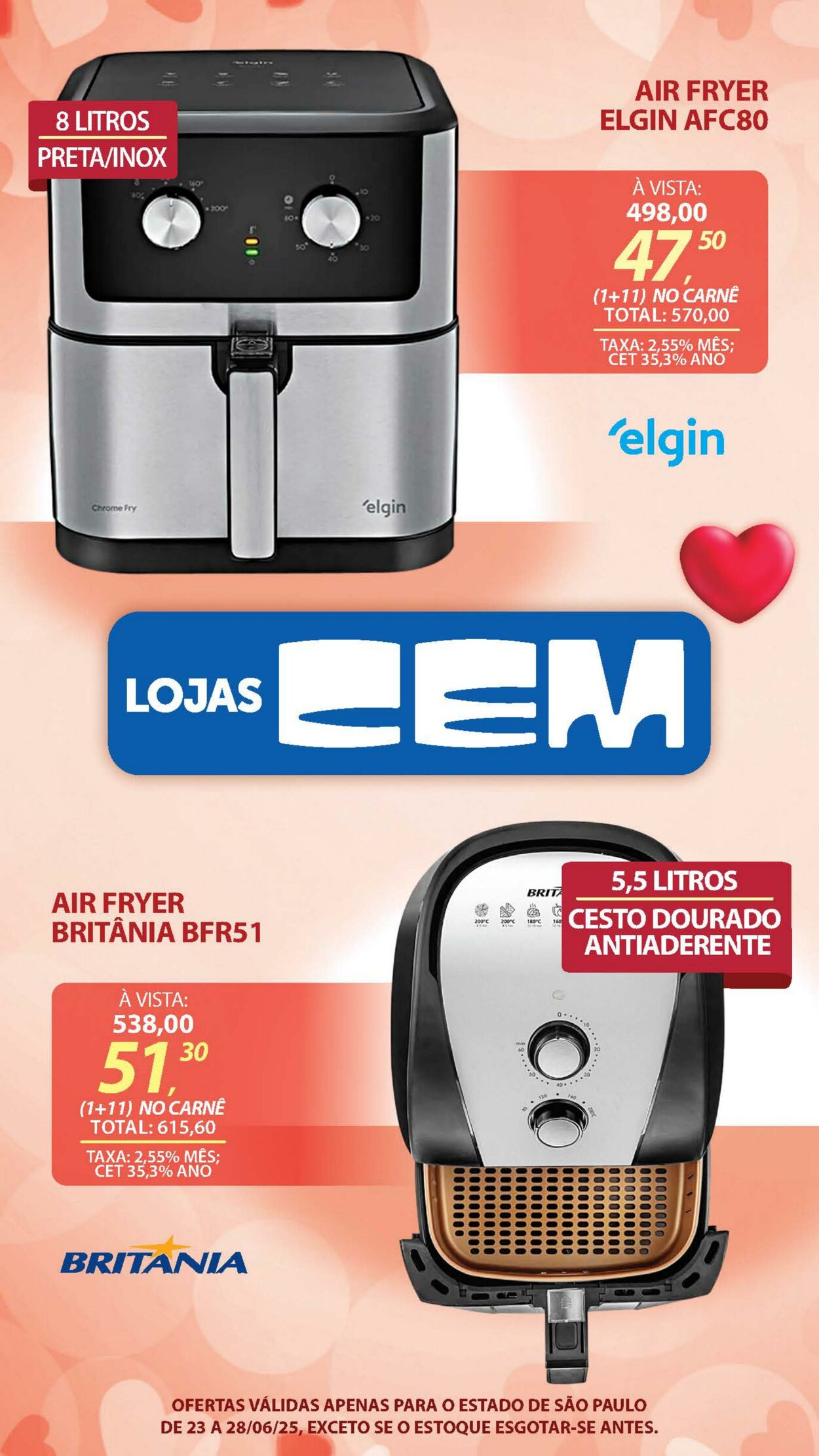 Folheto Lojas Cem 23.06.2025 - 01.07.2025