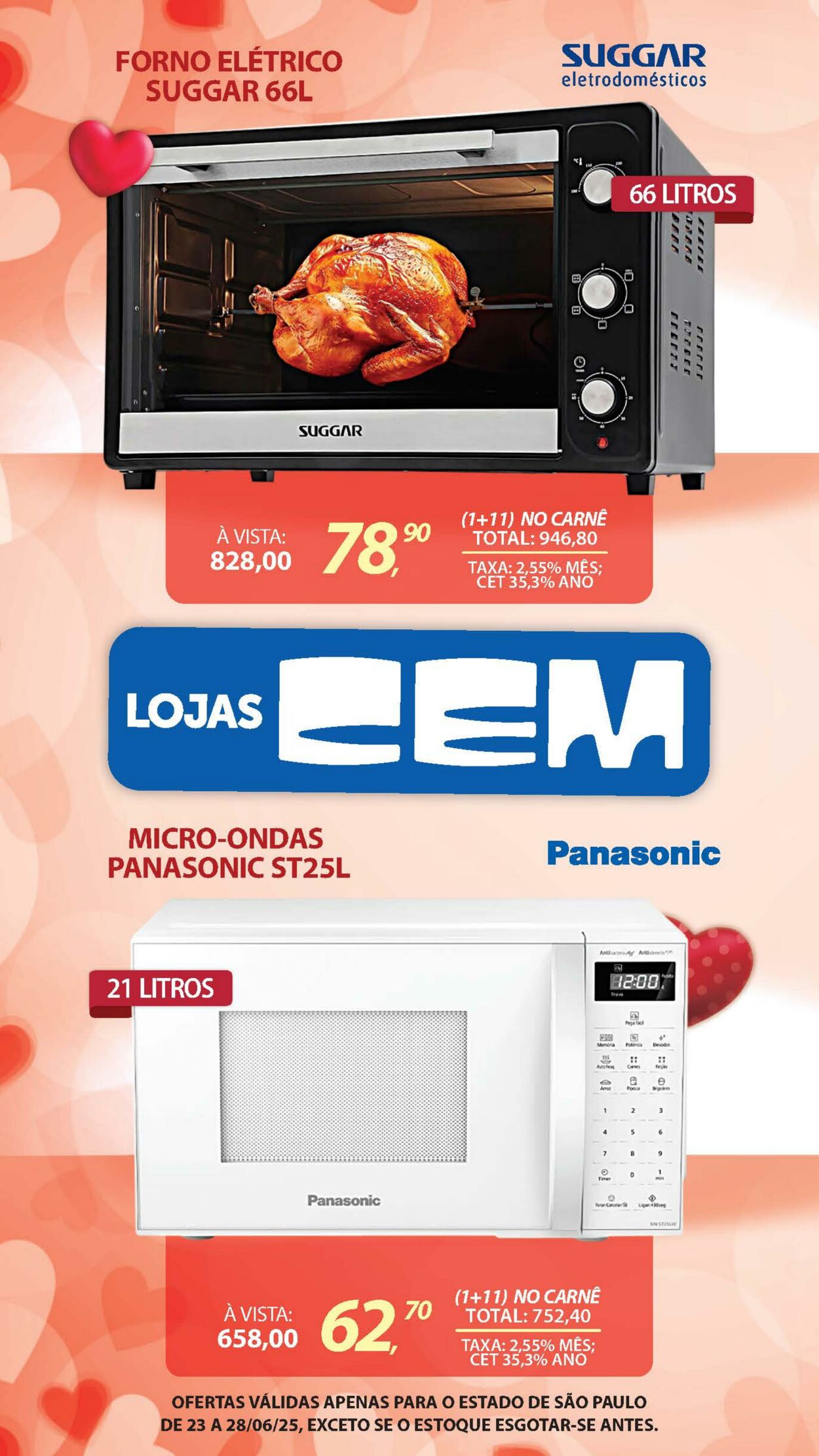 Folheto Lojas Cem 23.06.2025 - 01.07.2025