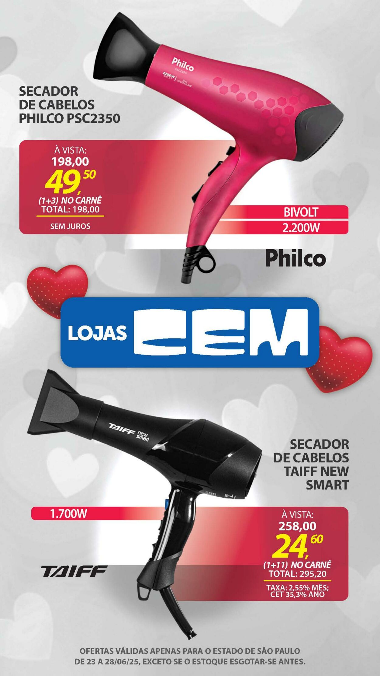 Folheto Lojas Cem 23.06.2025 - 01.07.2025