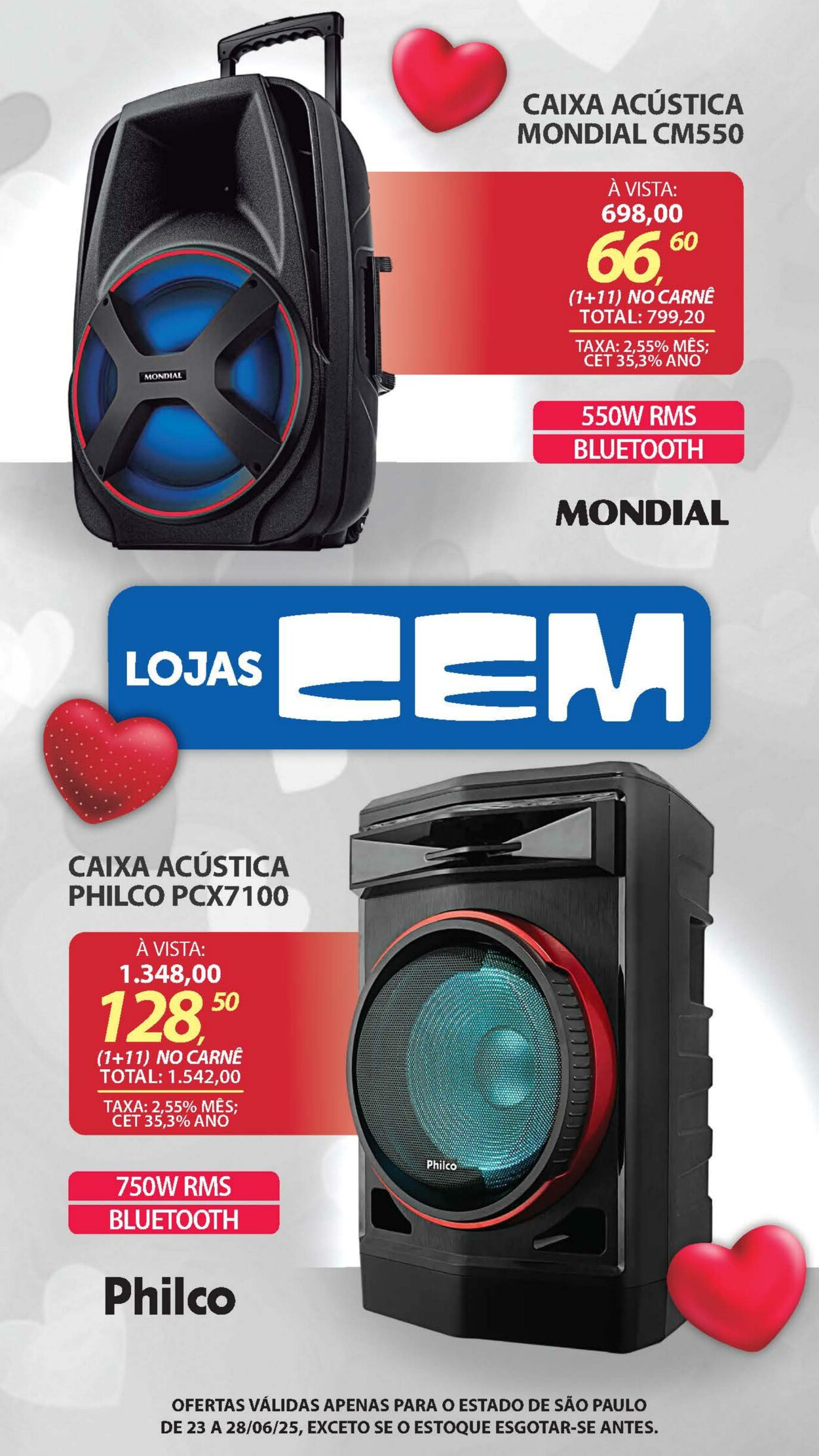 Folheto Lojas Cem 23.06.2025 - 01.07.2025