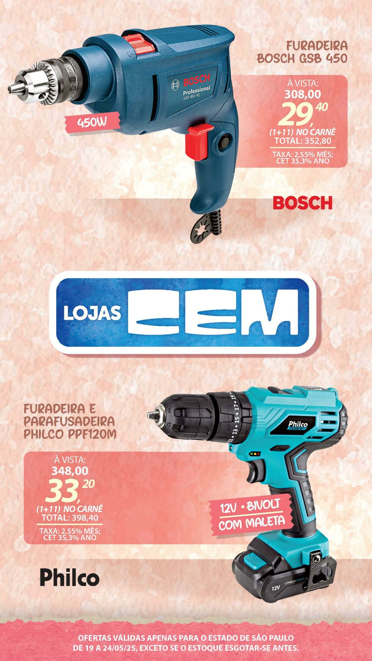 Folheto Lojas Cem 19.05.2025 - 03.06.2025