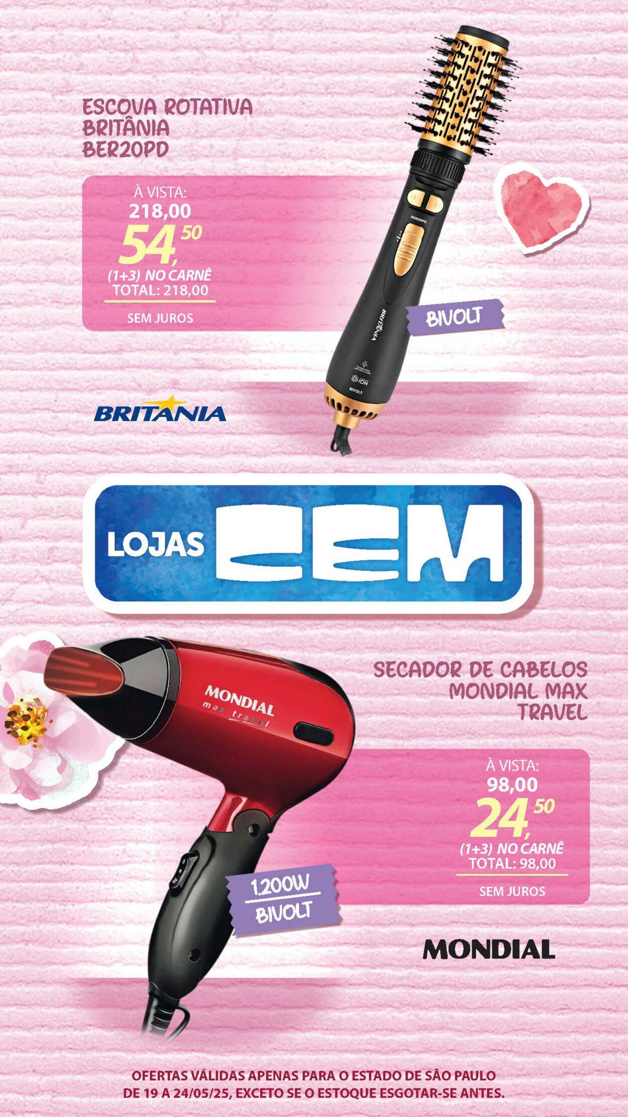 Folheto Lojas Cem 19.05.2025 - 03.06.2025