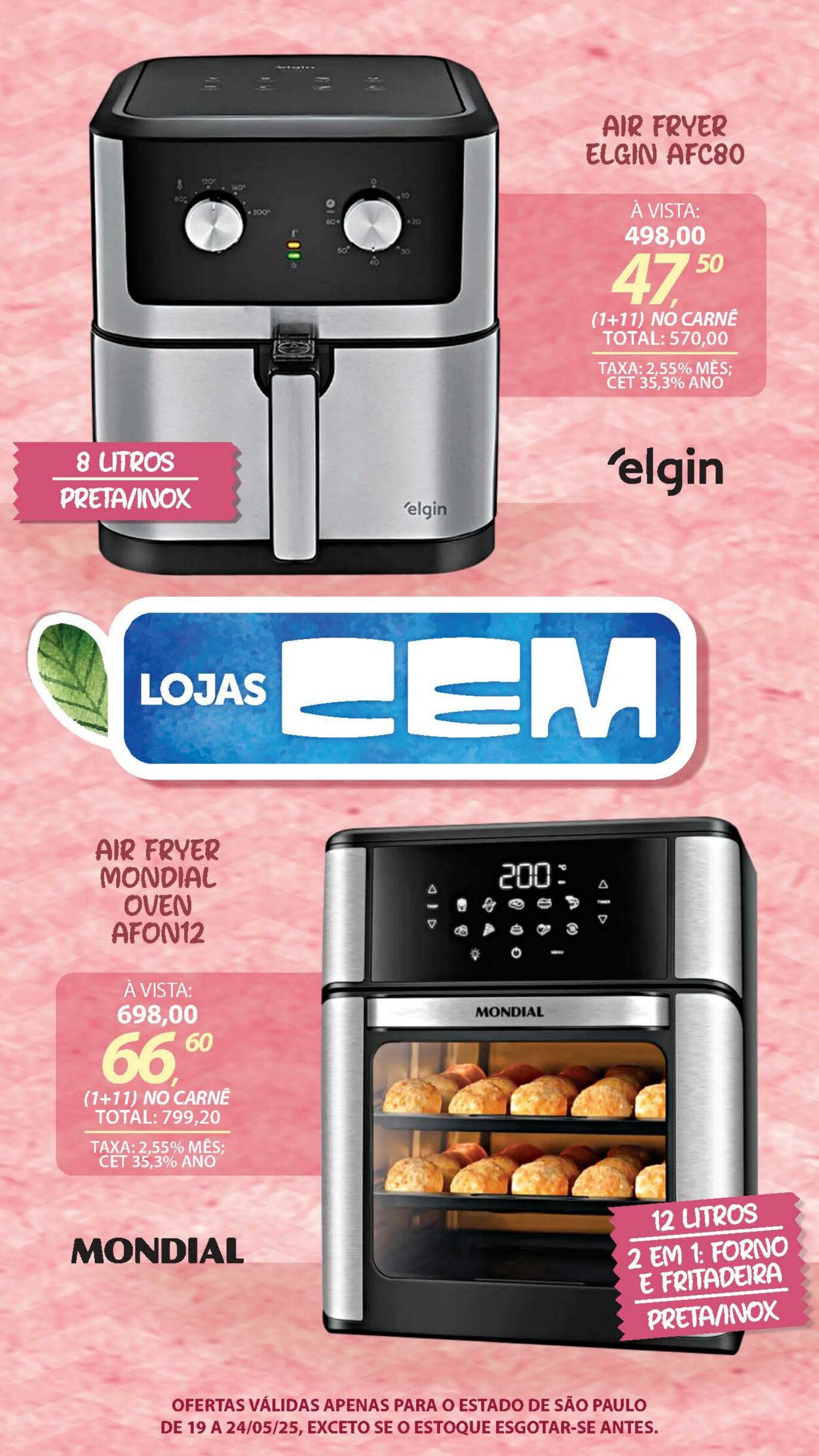 Folheto Lojas Cem 19.05.2025 - 03.06.2025