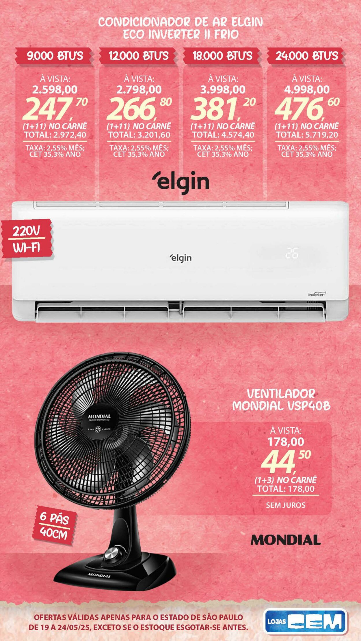 Folheto Lojas Cem 19.05.2025 - 03.06.2025