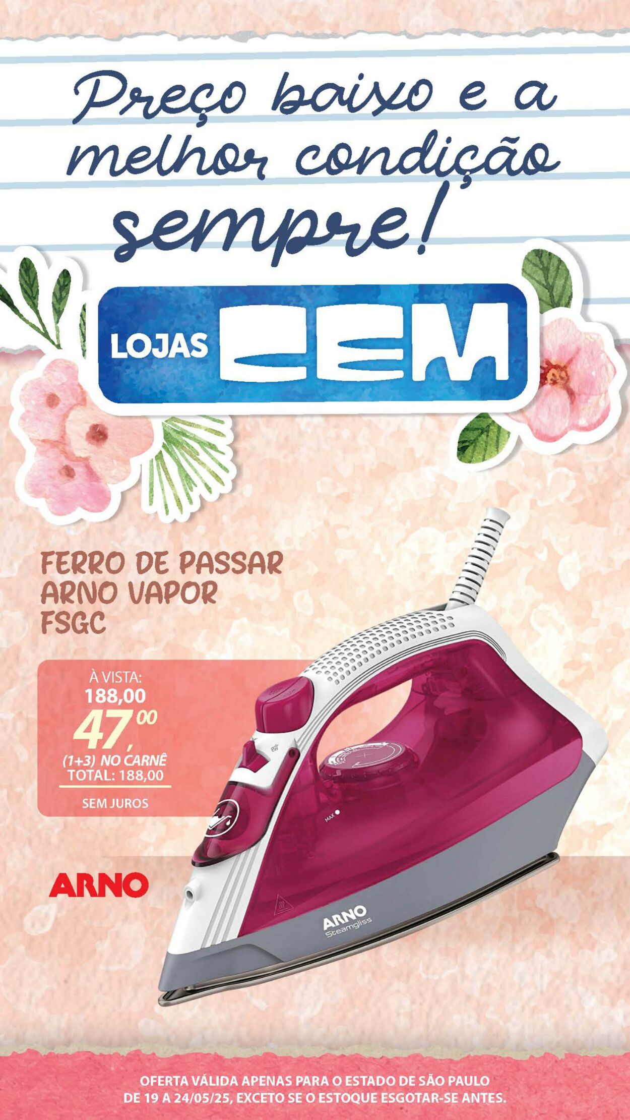 Folheto Lojas Cem 19.05.2025 - 03.06.2025