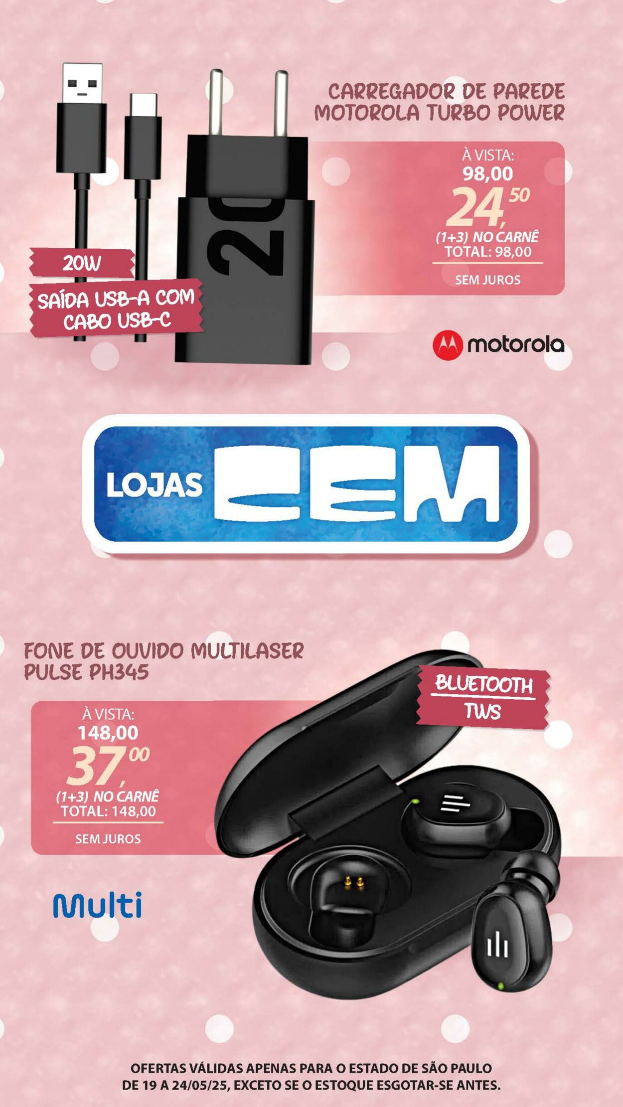 Folheto Lojas Cem 19.05.2025 - 03.06.2025