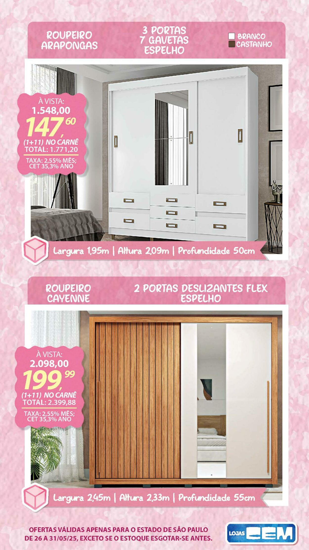 Folheto Lojas Cem 23.05.2025 - 02.06.2025