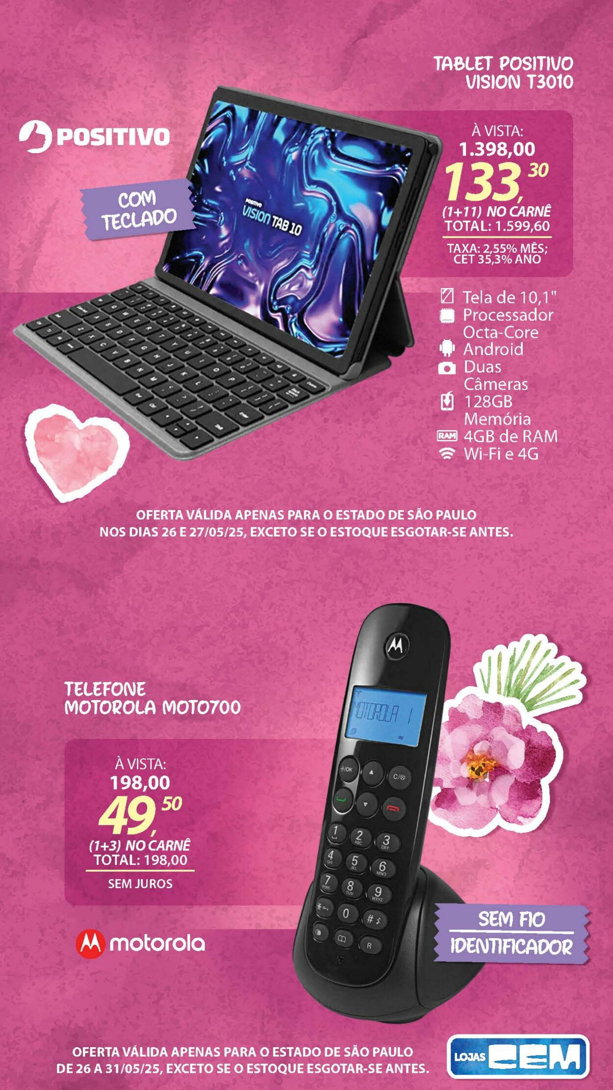 Folheto Lojas Cem 23.05.2025 - 02.06.2025