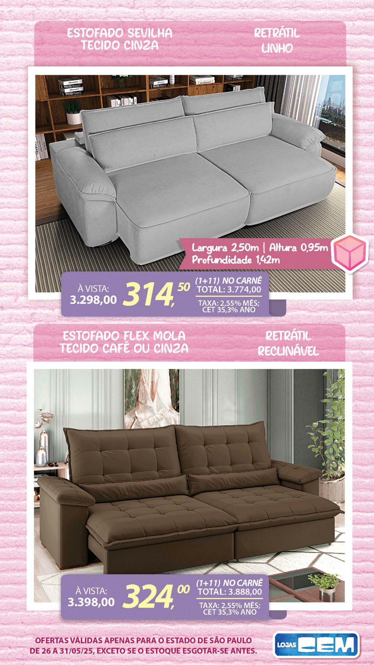 Folheto Lojas Cem 23.05.2025 - 02.06.2025