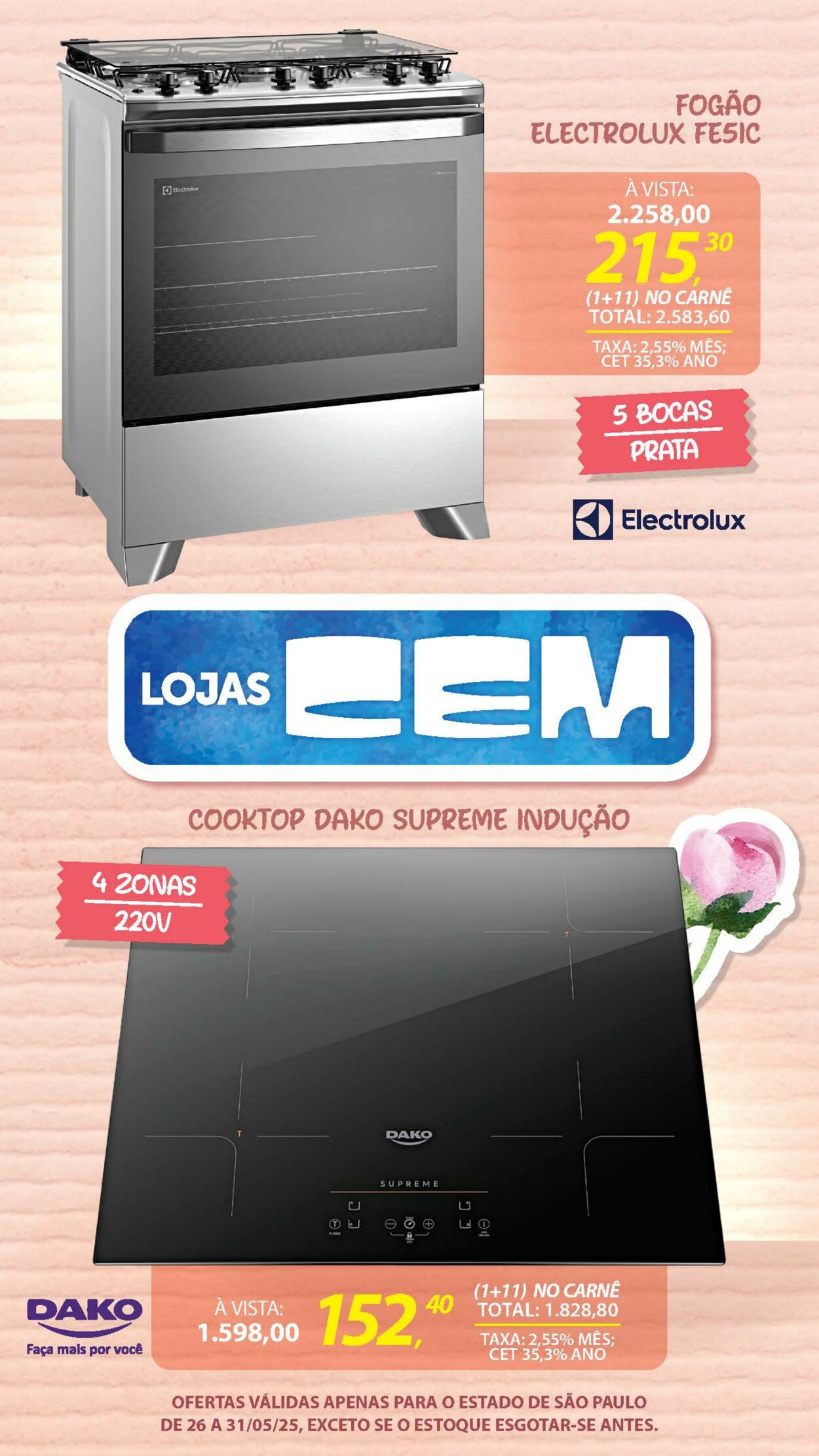 Folheto Lojas Cem 23.05.2025 - 02.06.2025