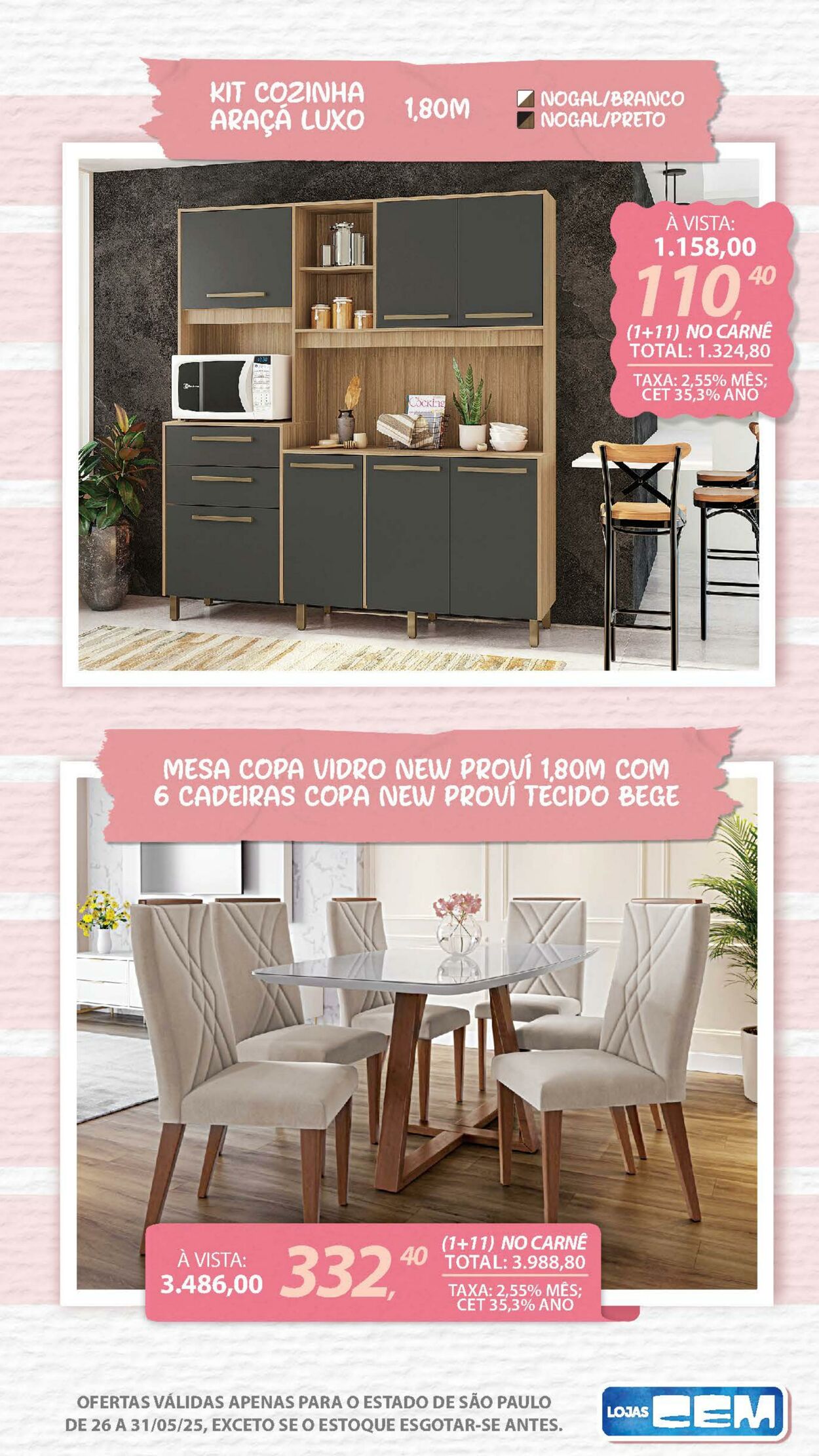 Folheto Lojas Cem 23.05.2025 - 02.06.2025