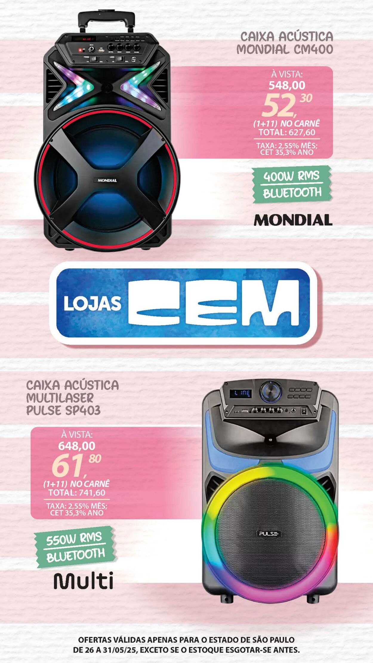 Folheto Lojas Cem 23.05.2025 - 02.06.2025