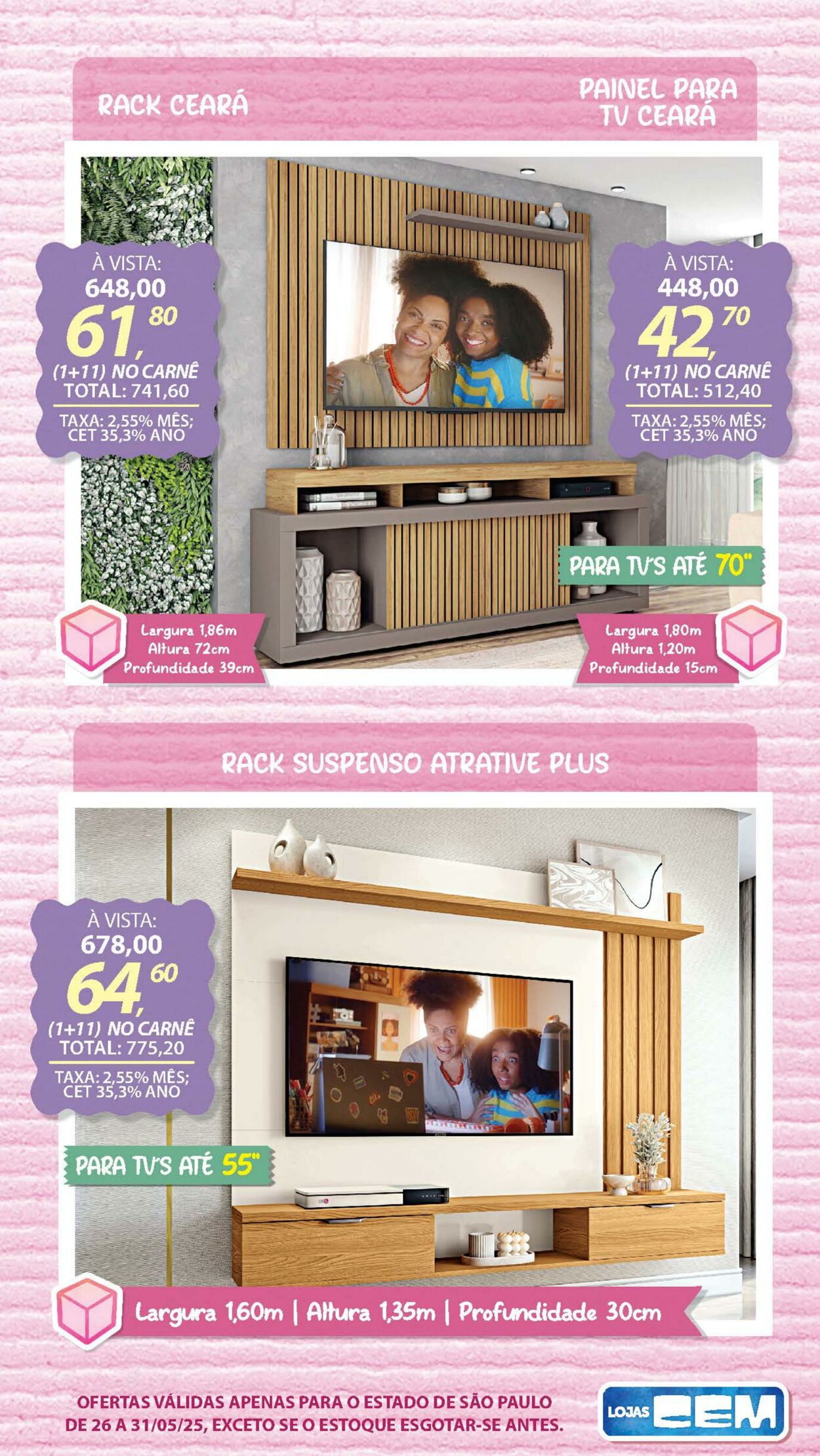 Folheto Lojas Cem 23.05.2025 - 02.06.2025