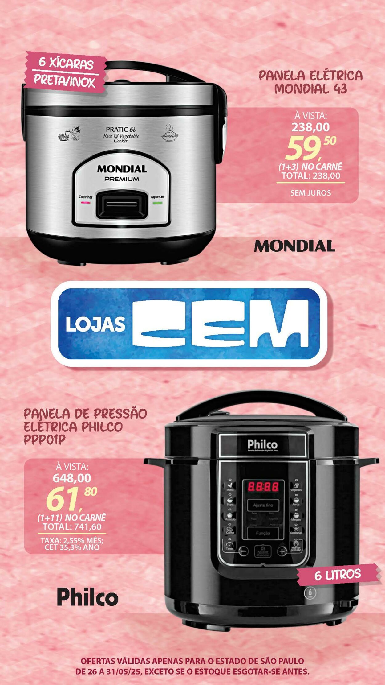 Folheto Lojas Cem 23.05.2025 - 02.06.2025