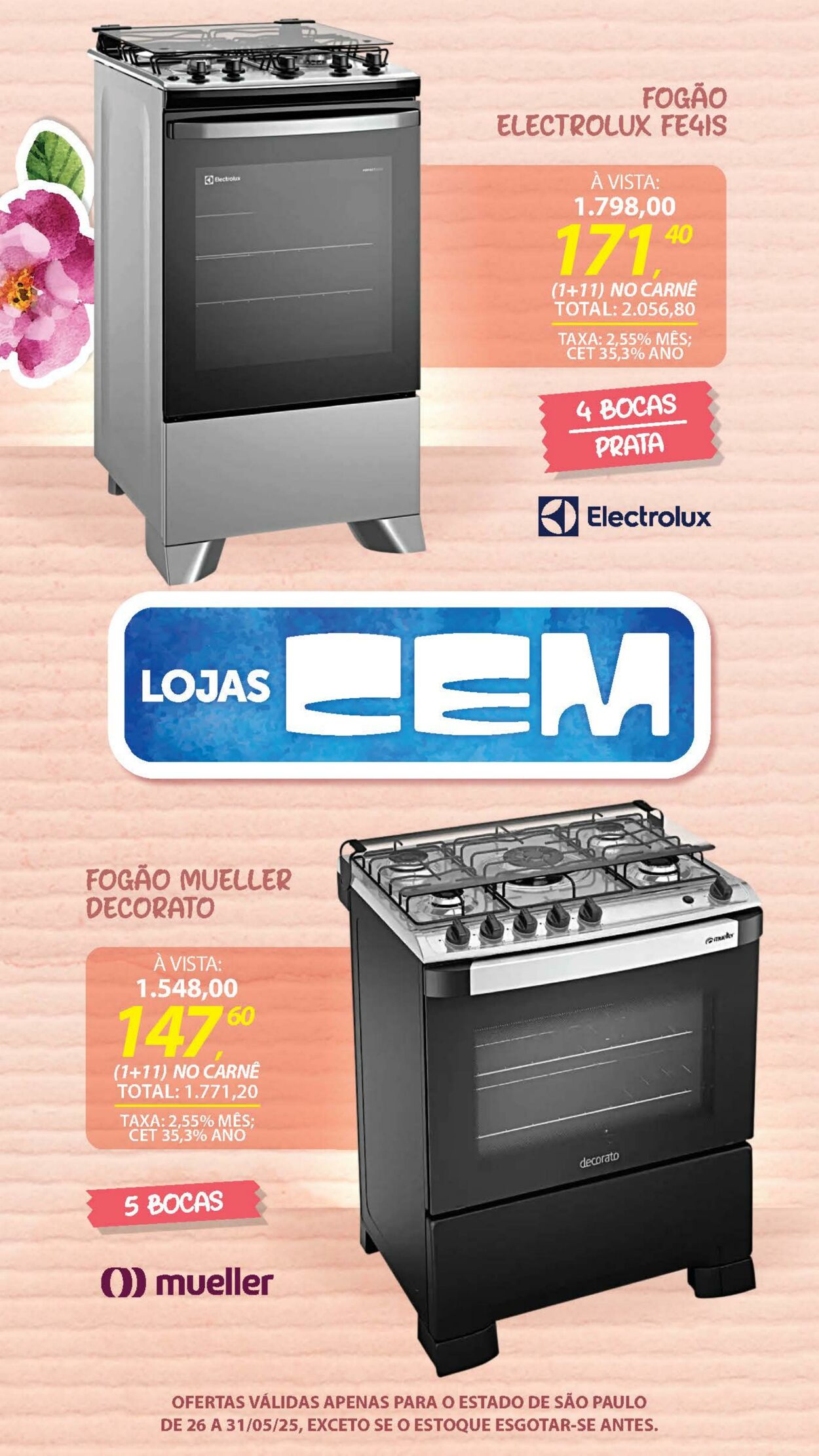 Folheto Lojas Cem 23.05.2025 - 02.06.2025
