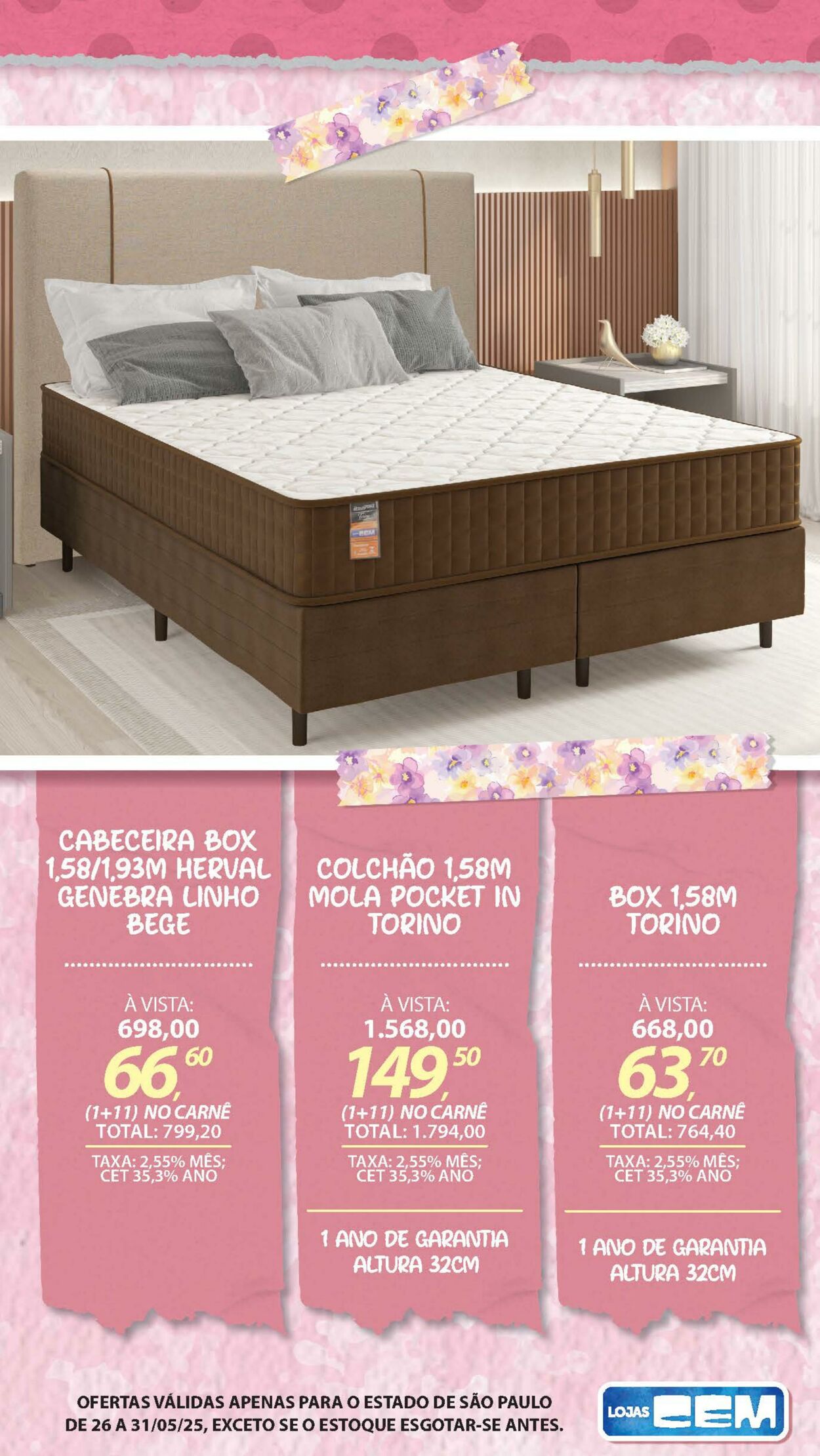 Folheto Lojas Cem 23.05.2025 - 02.06.2025