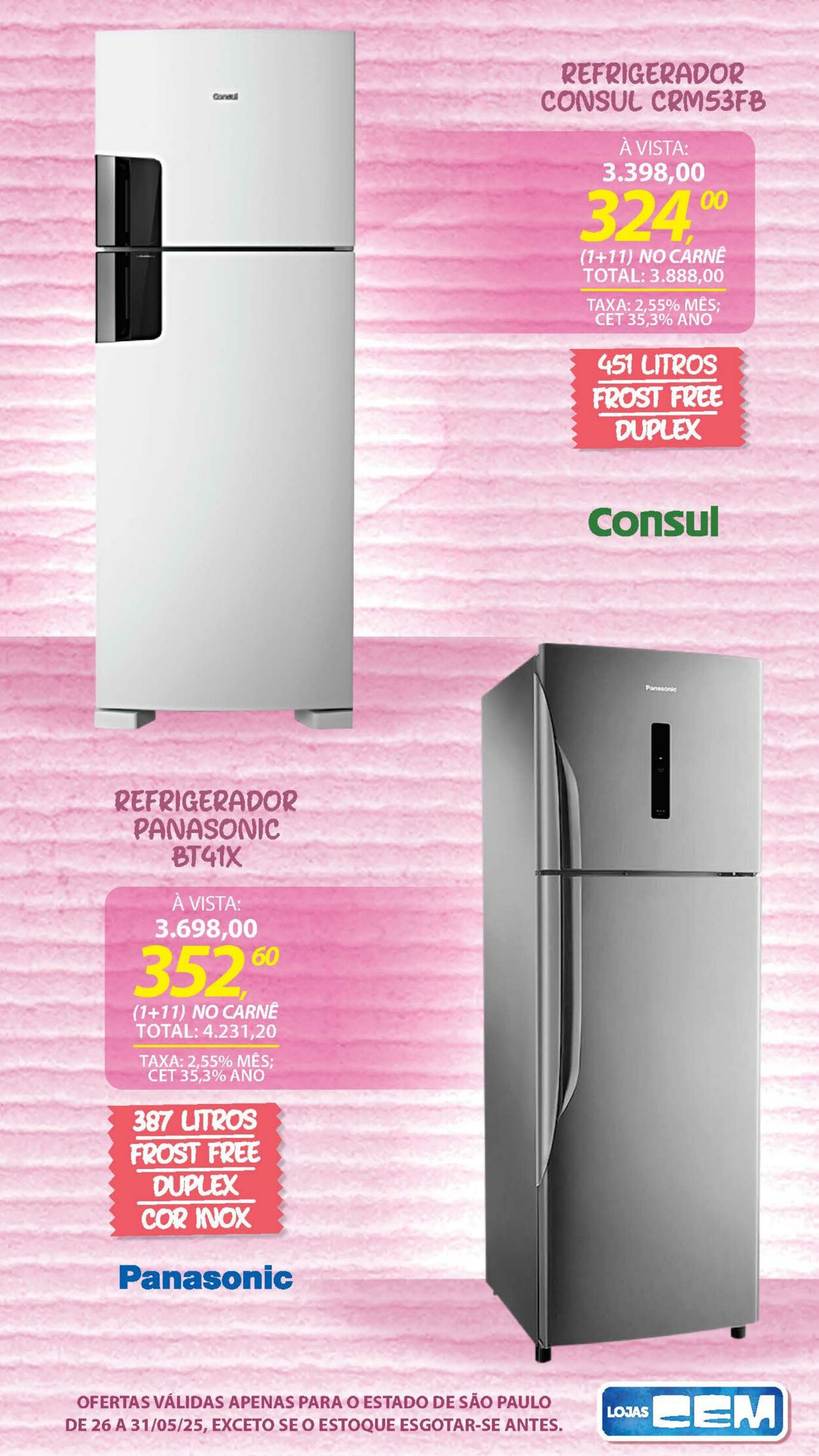 Folheto Lojas Cem 23.05.2025 - 02.06.2025