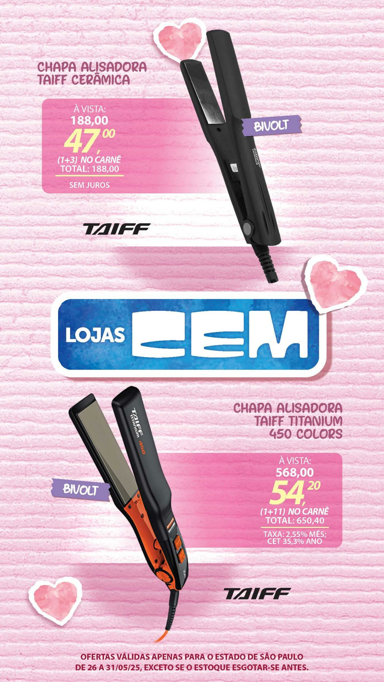 Folheto Lojas Cem 23.05.2025 - 02.06.2025