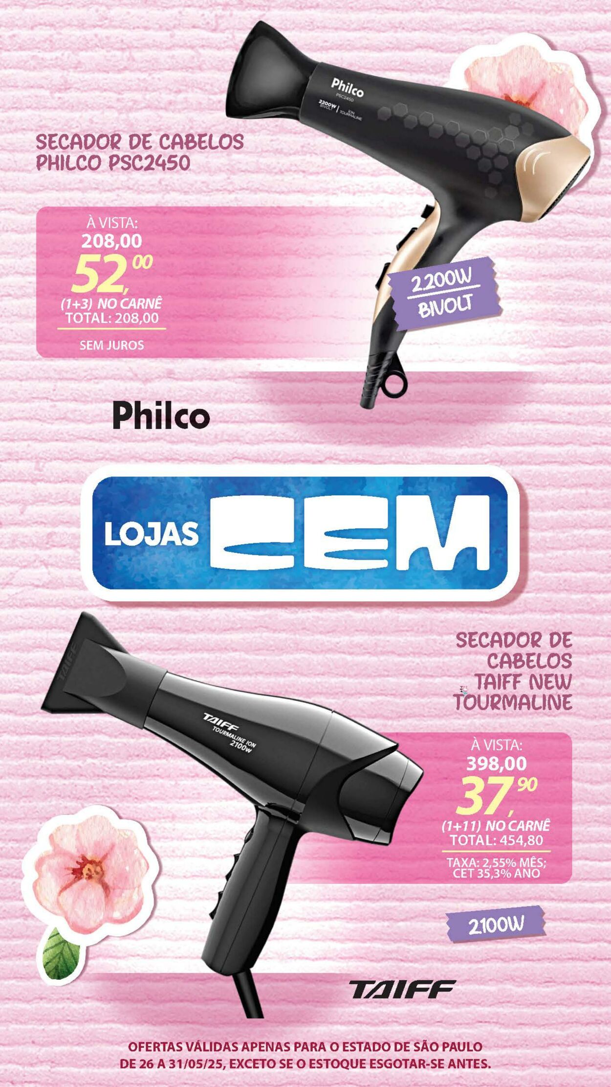 Folheto Lojas Cem 23.05.2025 - 02.06.2025