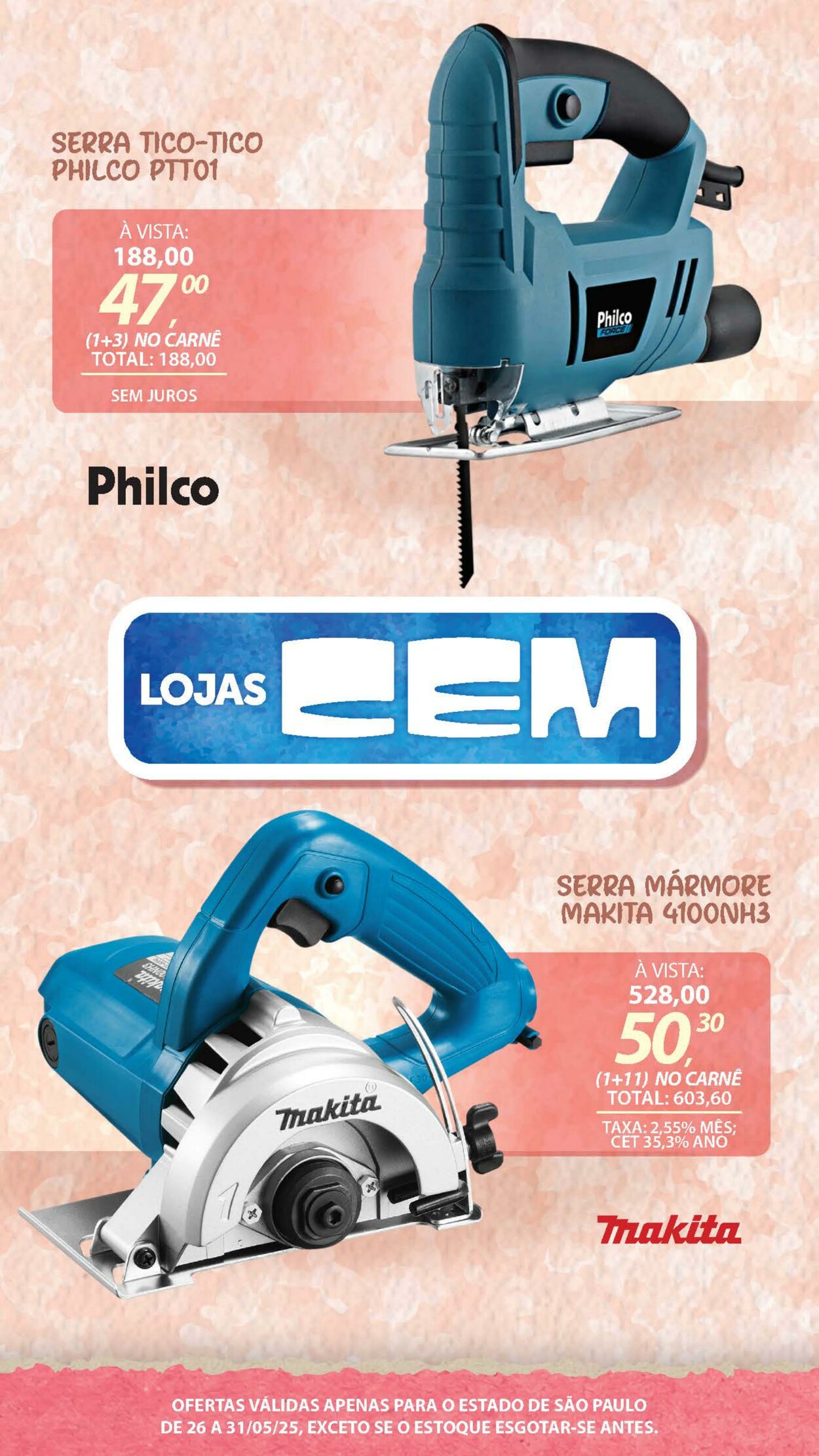 Folheto Lojas Cem 23.05.2025 - 02.06.2025