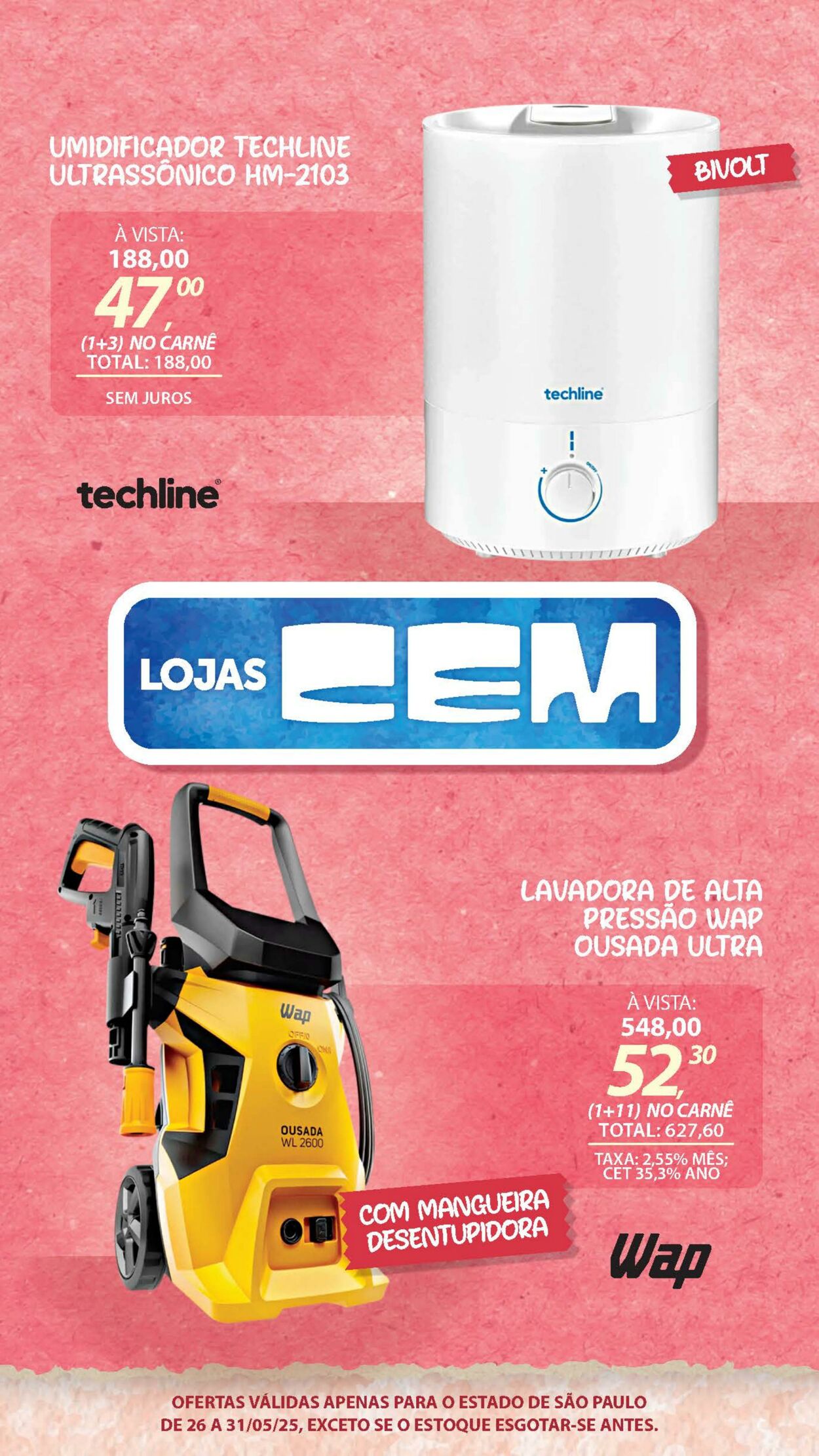 Folheto Lojas Cem 23.05.2025 - 02.06.2025