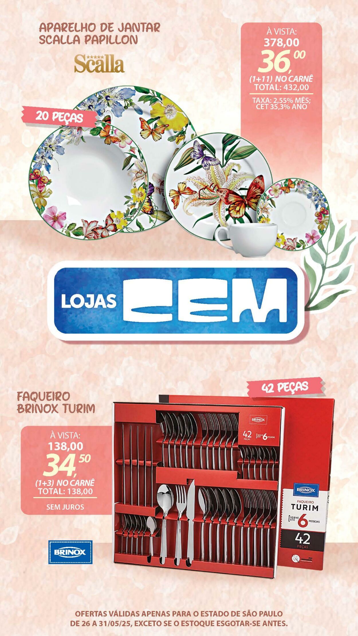 Folheto Lojas Cem 23.05.2025 - 02.06.2025