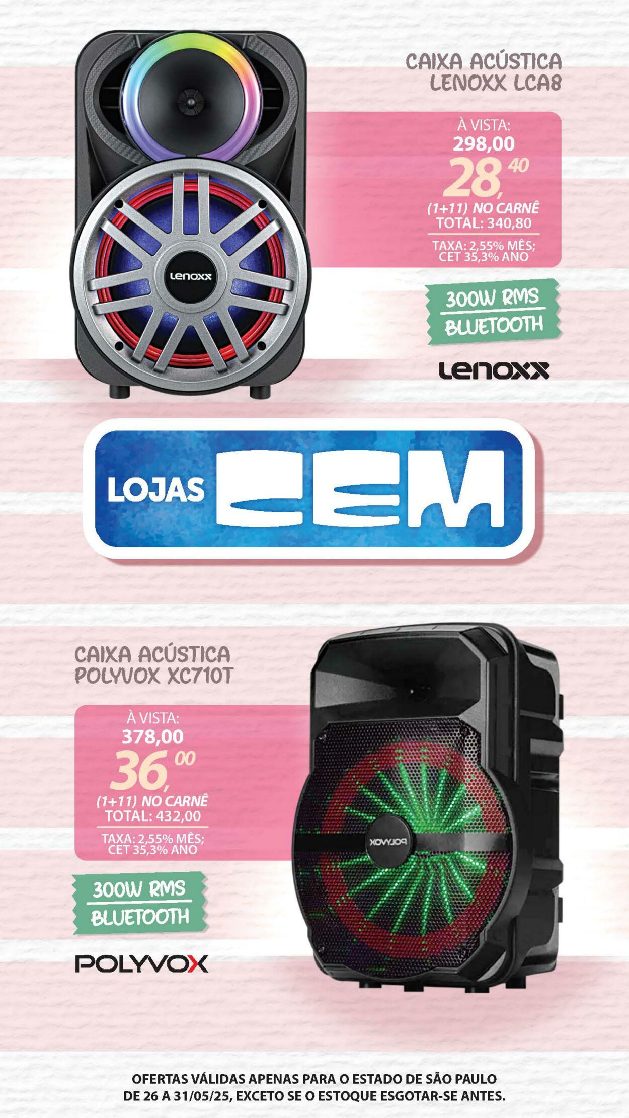 Folheto Lojas Cem 23.05.2025 - 02.06.2025