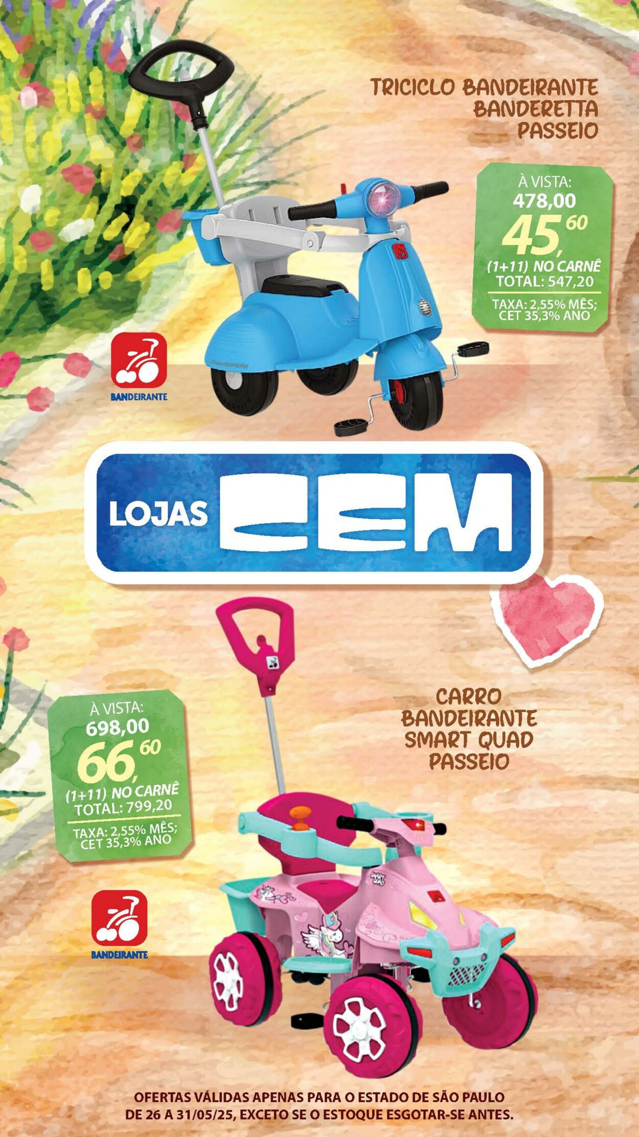 Folheto Lojas Cem 23.05.2025 - 02.06.2025