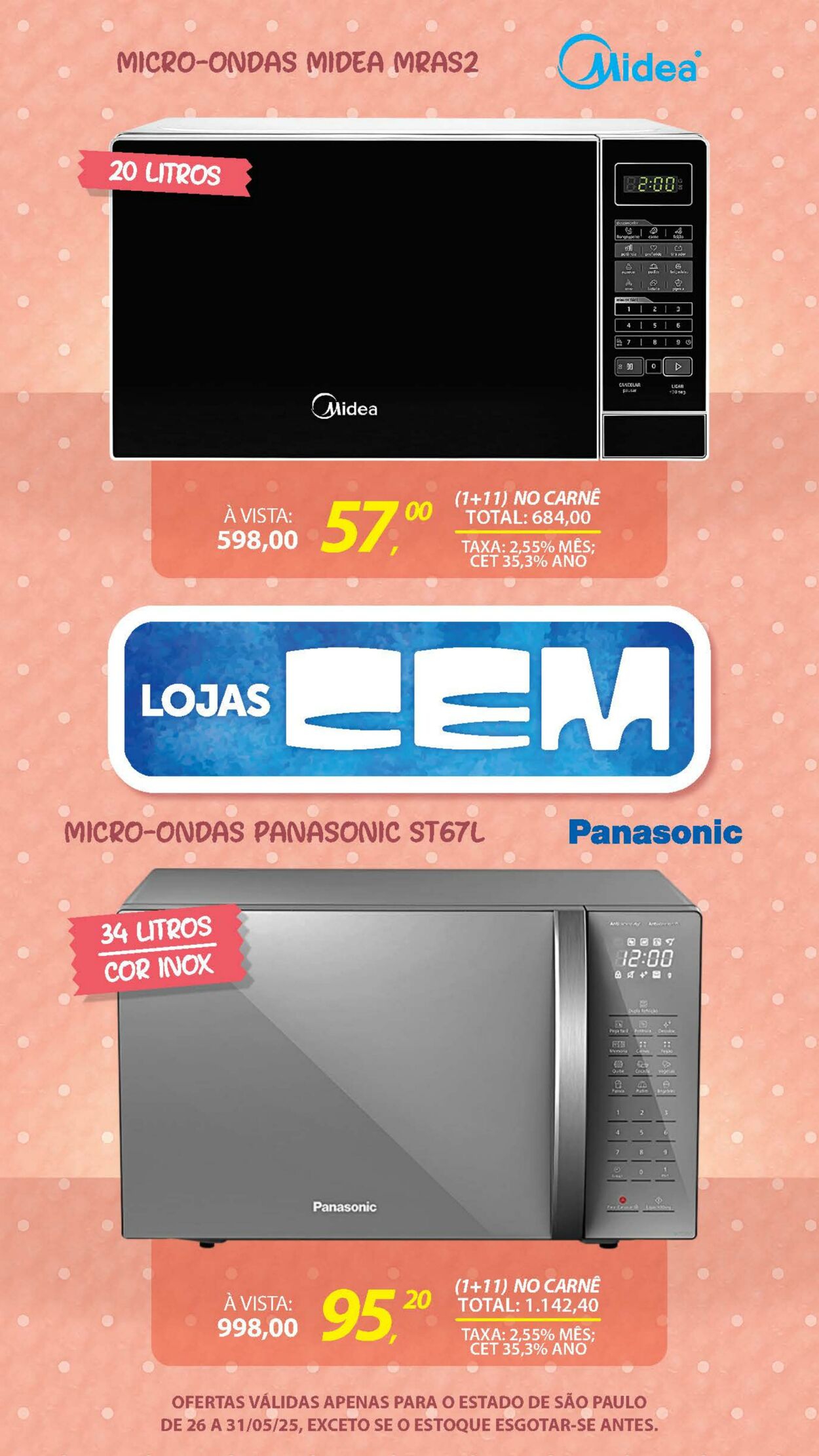 Folheto Lojas Cem 23.05.2025 - 02.06.2025