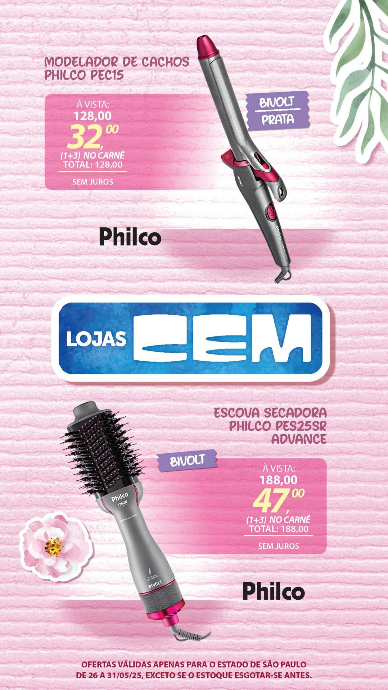 Folheto Lojas Cem 23.05.2025 - 02.06.2025
