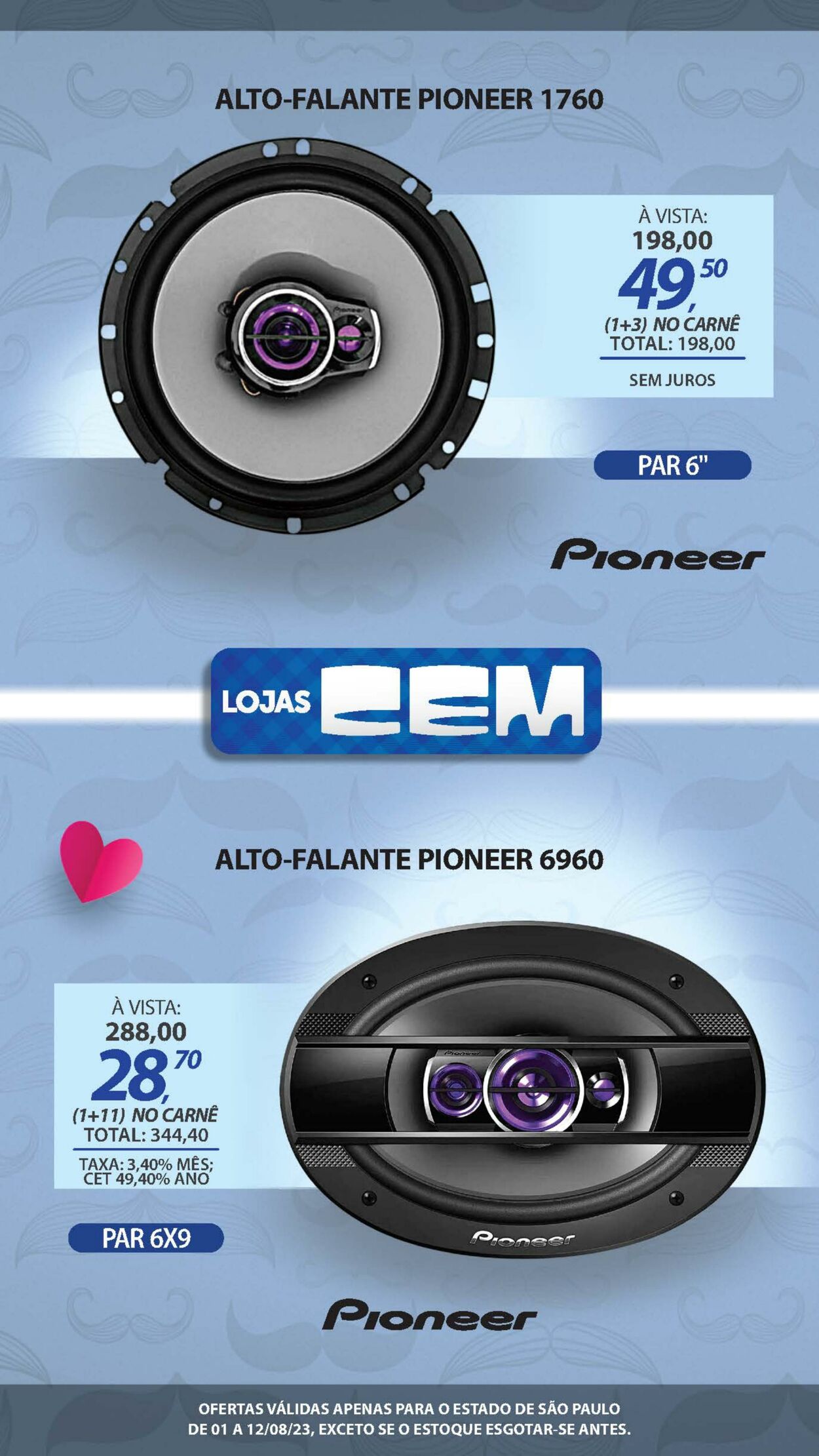 Folheto Lojas Cem 31.07.2023 - 02.08.2023