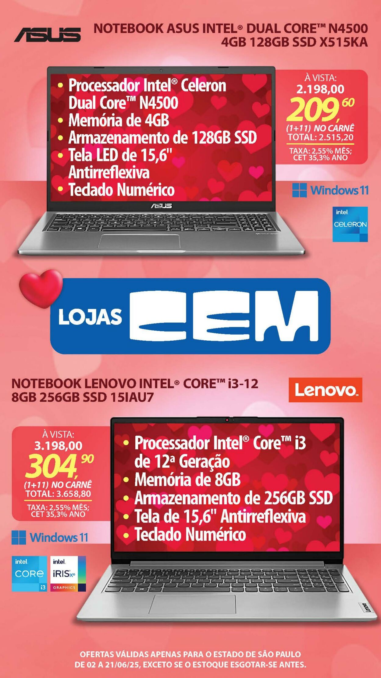 Folheto Lojas Cem 30.05.2025 - 06.07.2025