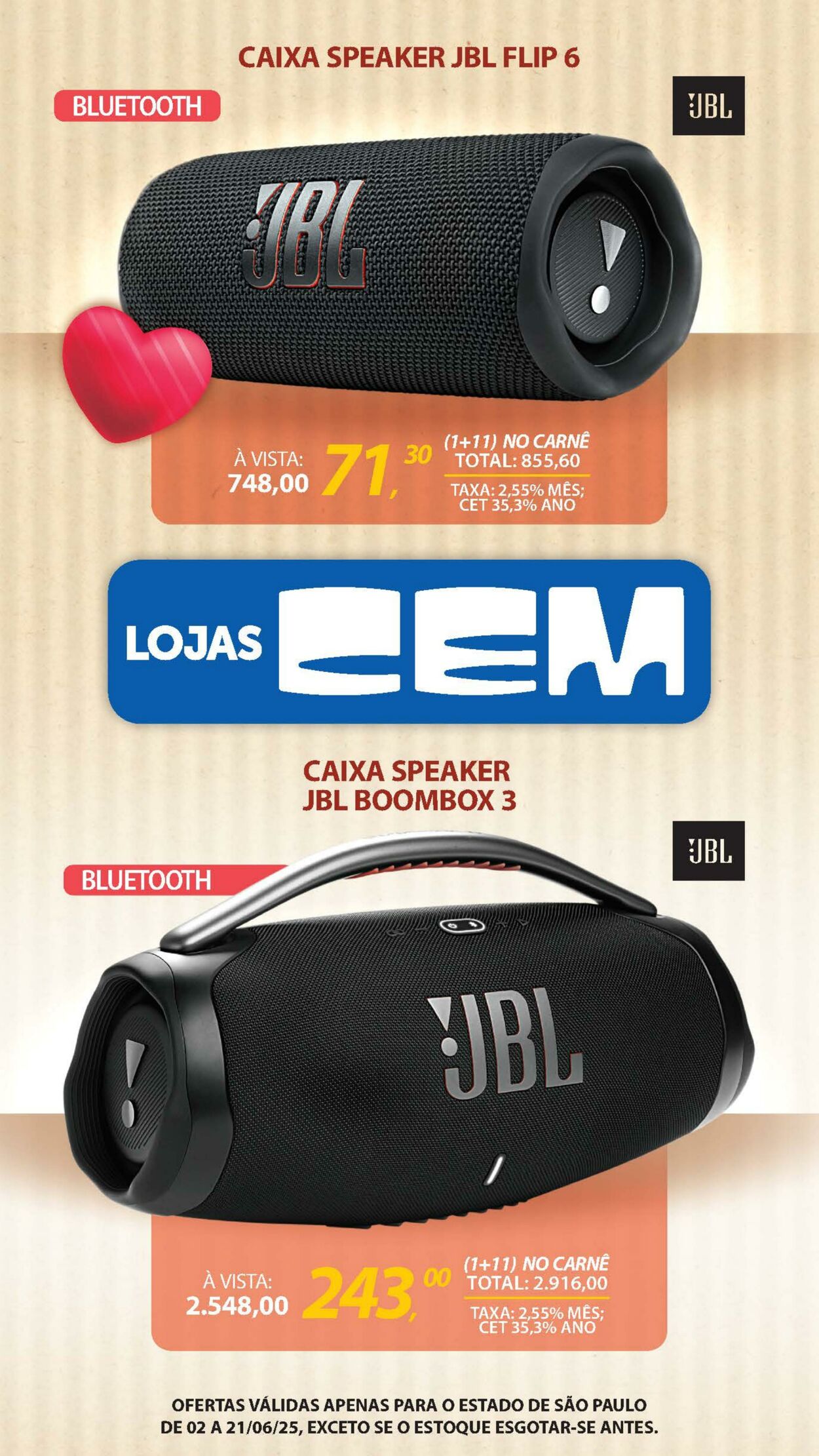 Folheto Lojas Cem 30.05.2025 - 06.07.2025