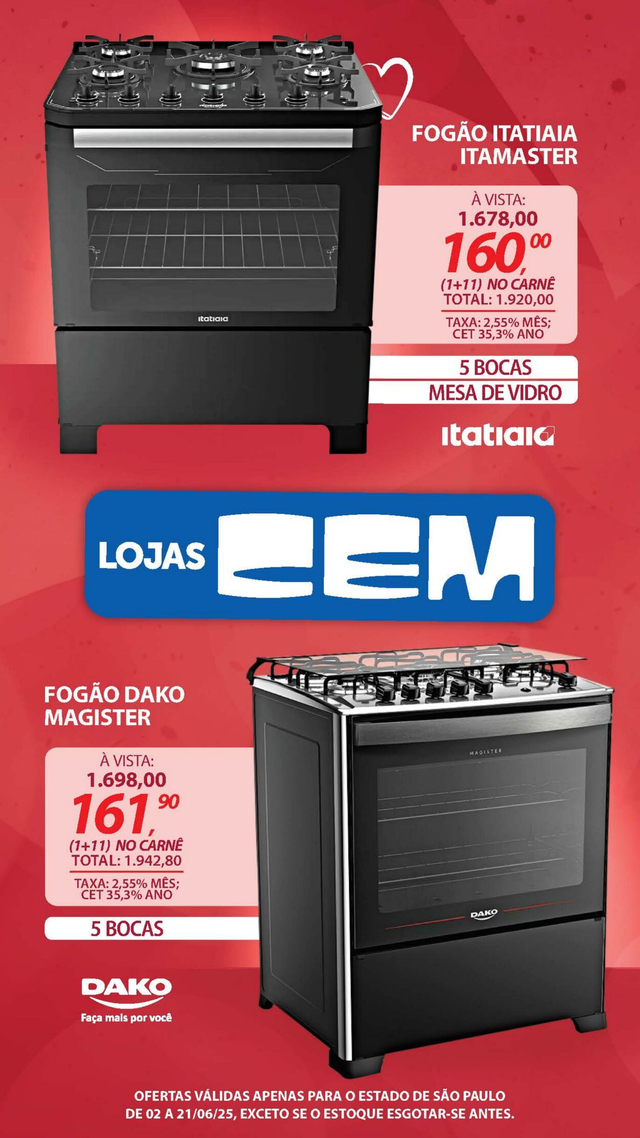 Folheto Lojas Cem 30.05.2025 - 06.07.2025