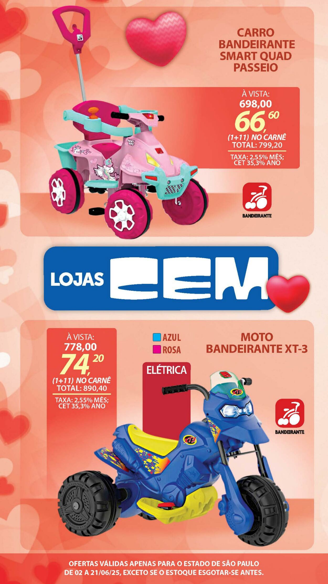 Folheto Lojas Cem 30.05.2025 - 06.07.2025