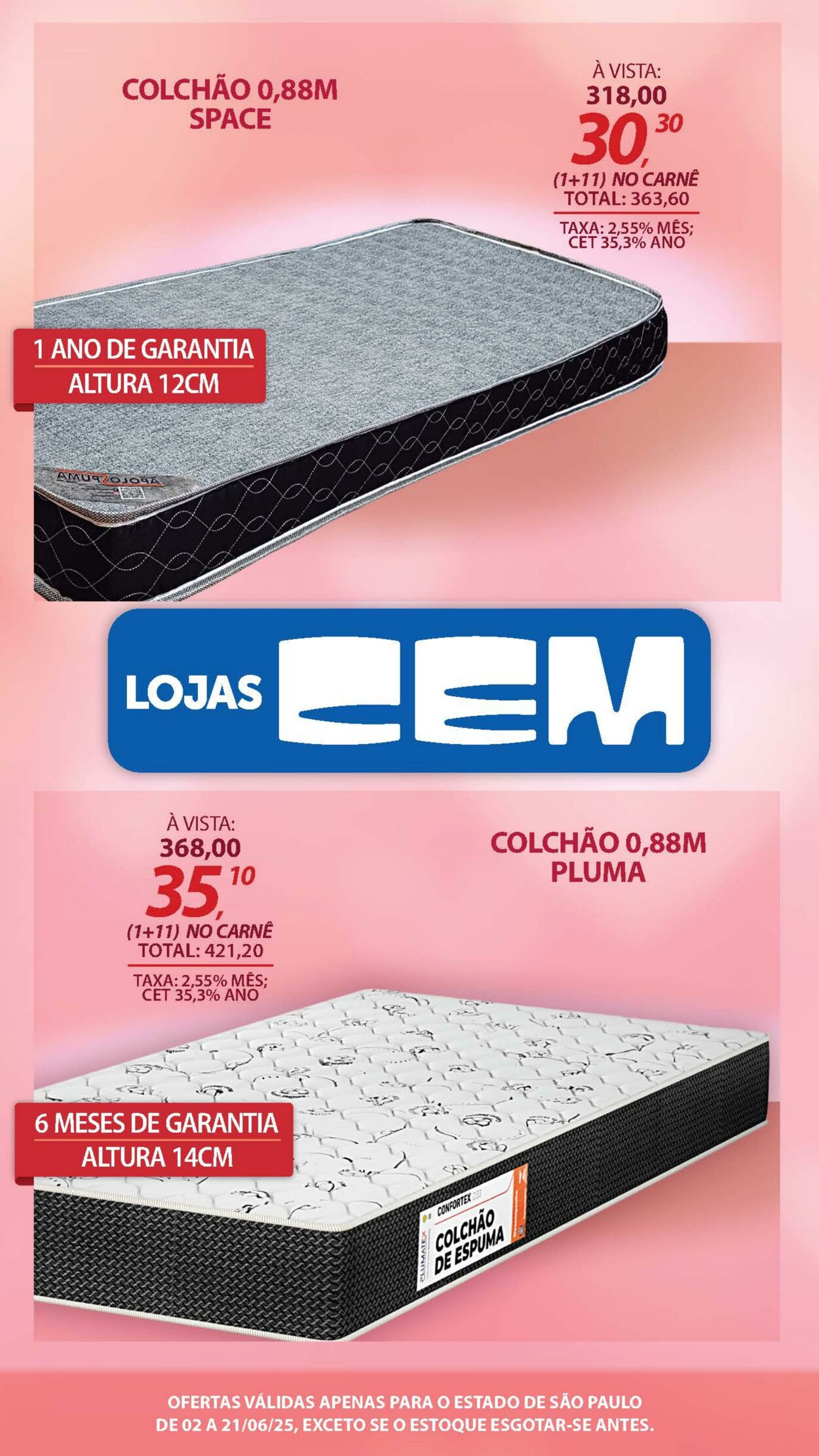 Folheto Lojas Cem 30.05.2025 - 06.07.2025
