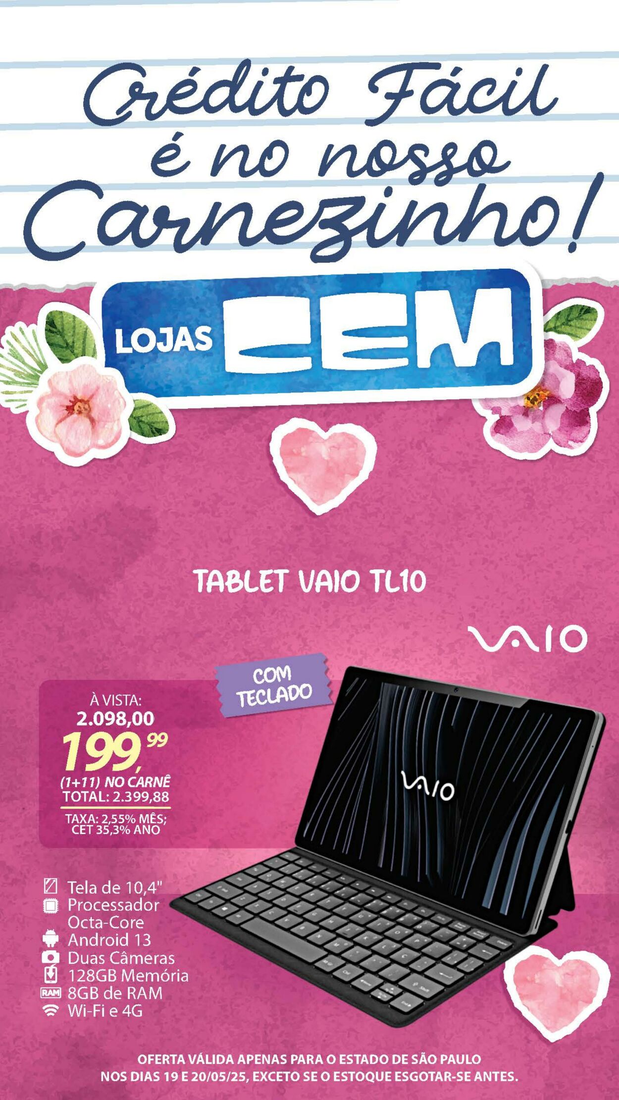 Folheto Lojas Cem 19.05.2025 - 02.06.2025