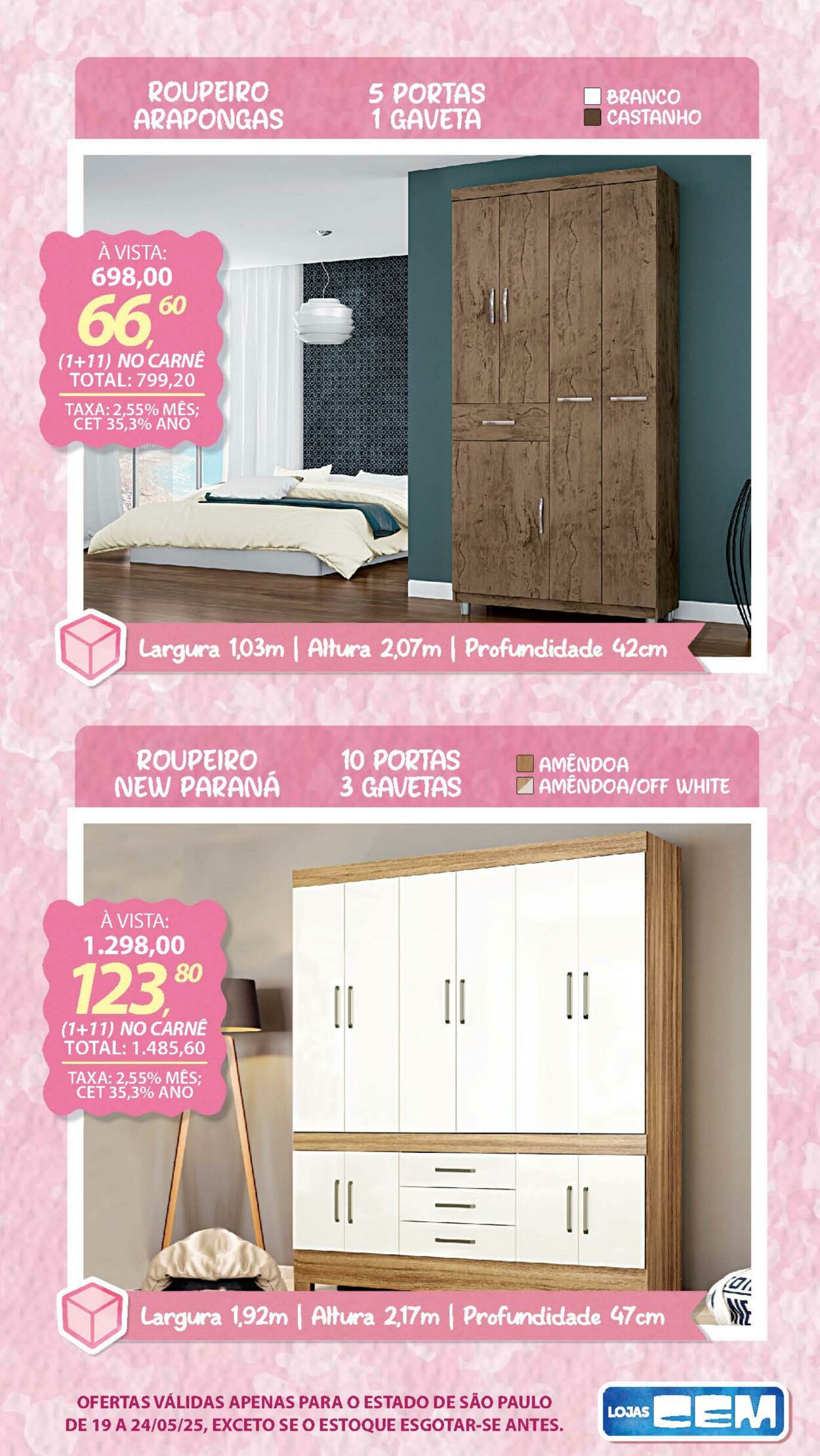 Folheto Lojas Cem 19.05.2025 - 02.06.2025