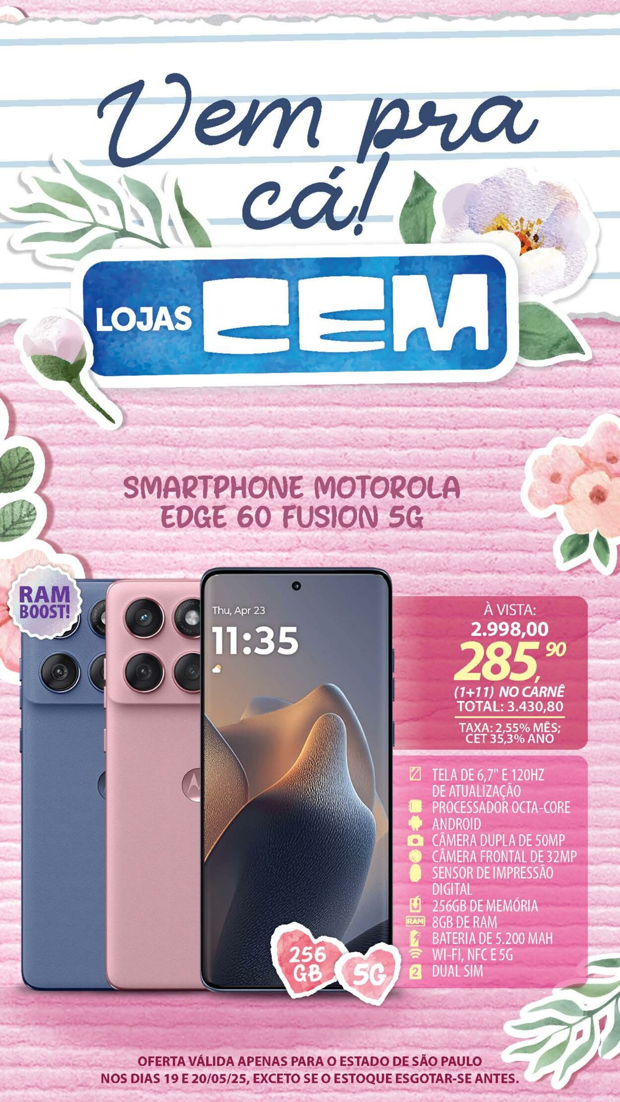 Folheto Lojas Cem 19.05.2025 - 02.06.2025