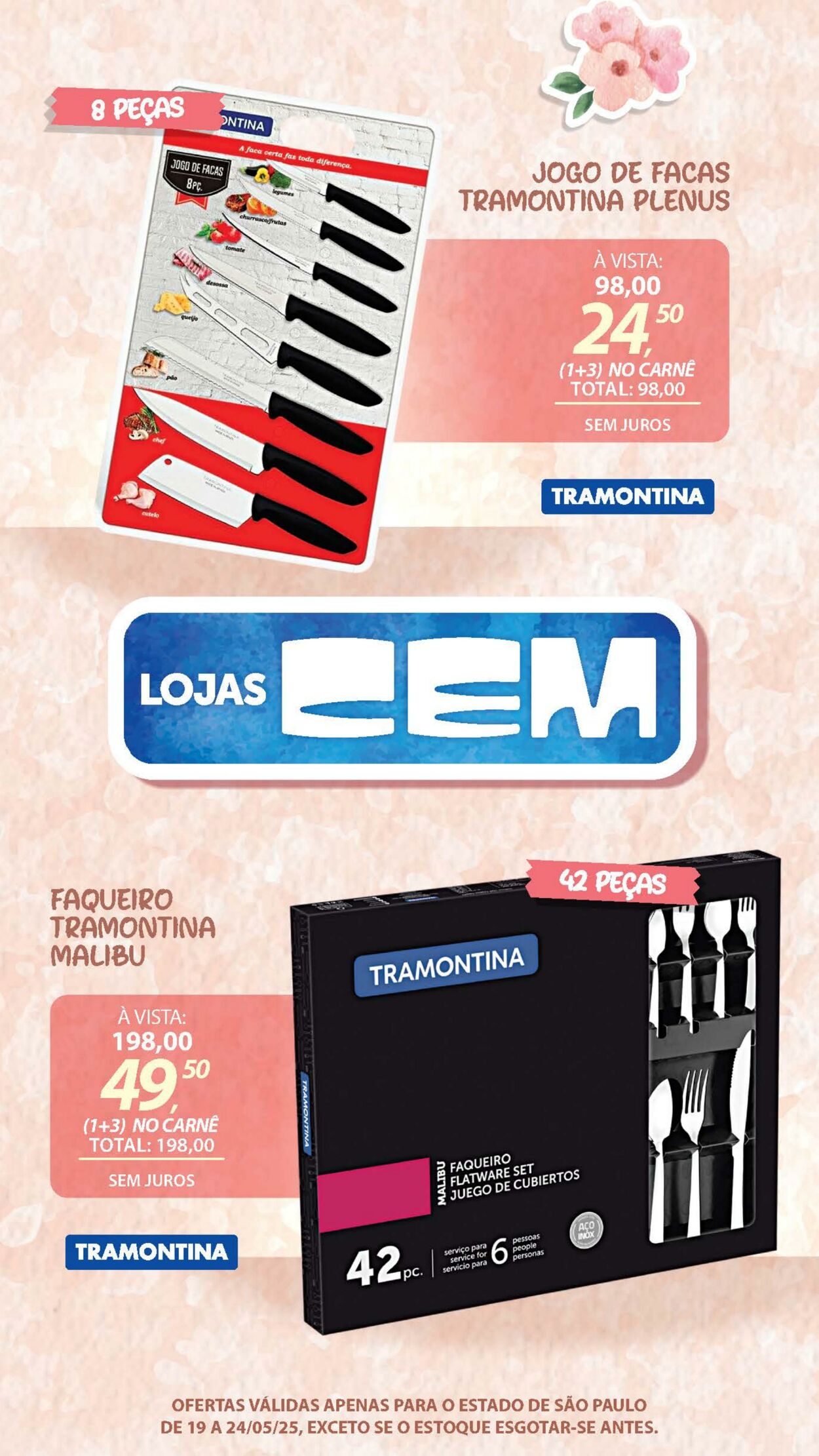 Folheto Lojas Cem 19.05.2025 - 02.06.2025