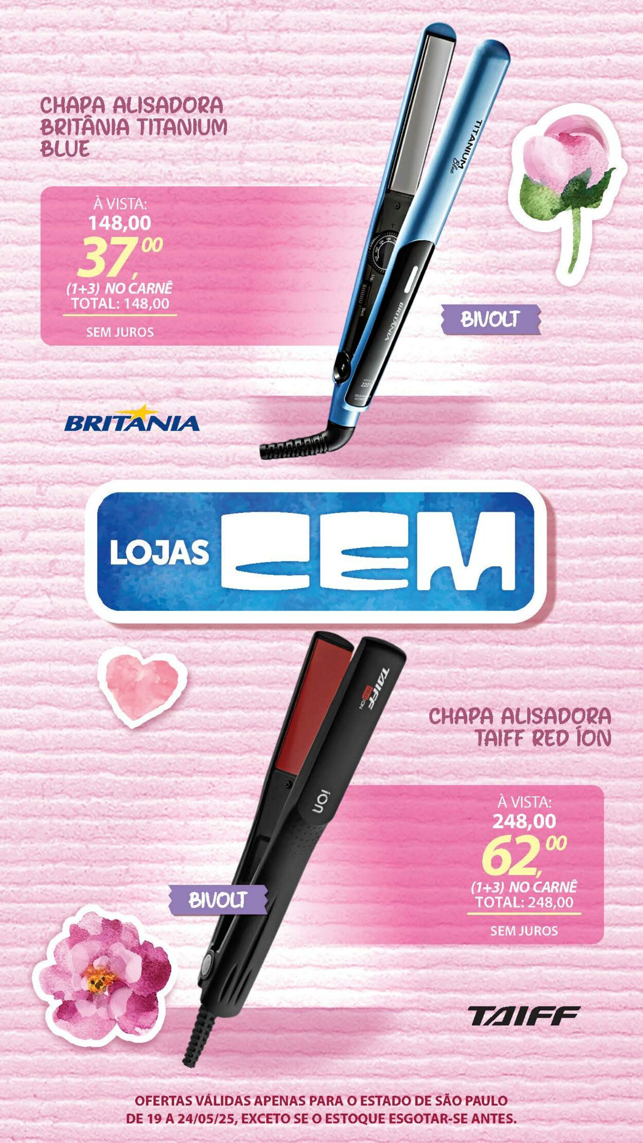 Folheto Lojas Cem 19.05.2025 - 02.06.2025