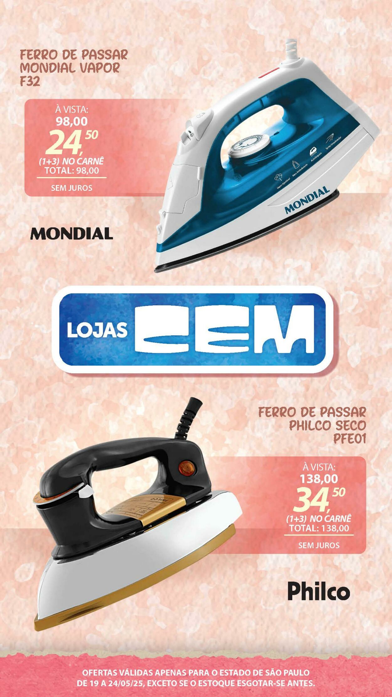 Folheto Lojas Cem 19.05.2025 - 02.06.2025
