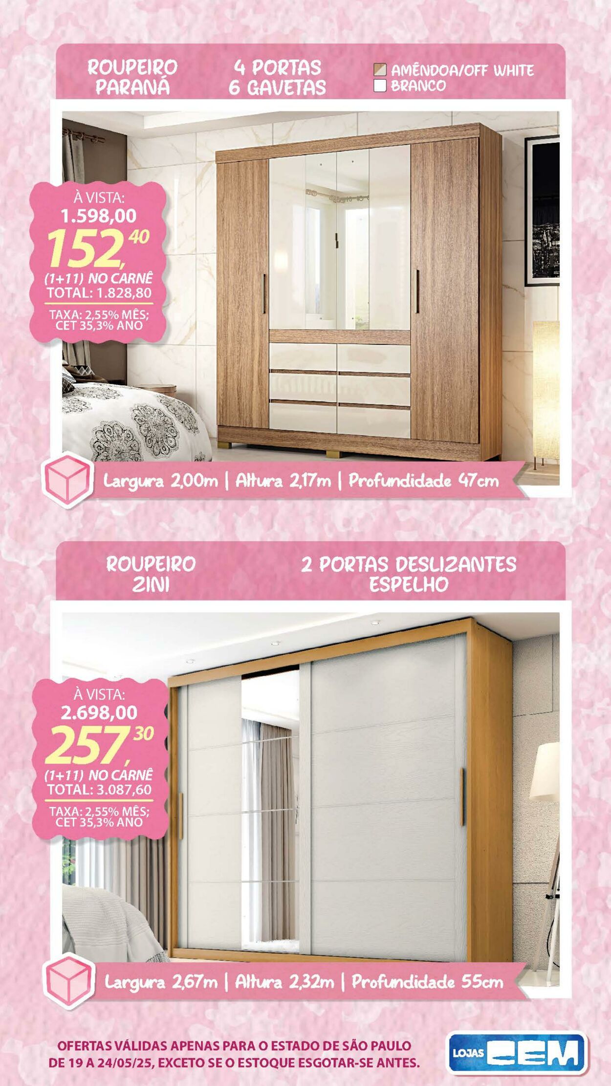 Folheto Lojas Cem 19.05.2025 - 02.06.2025