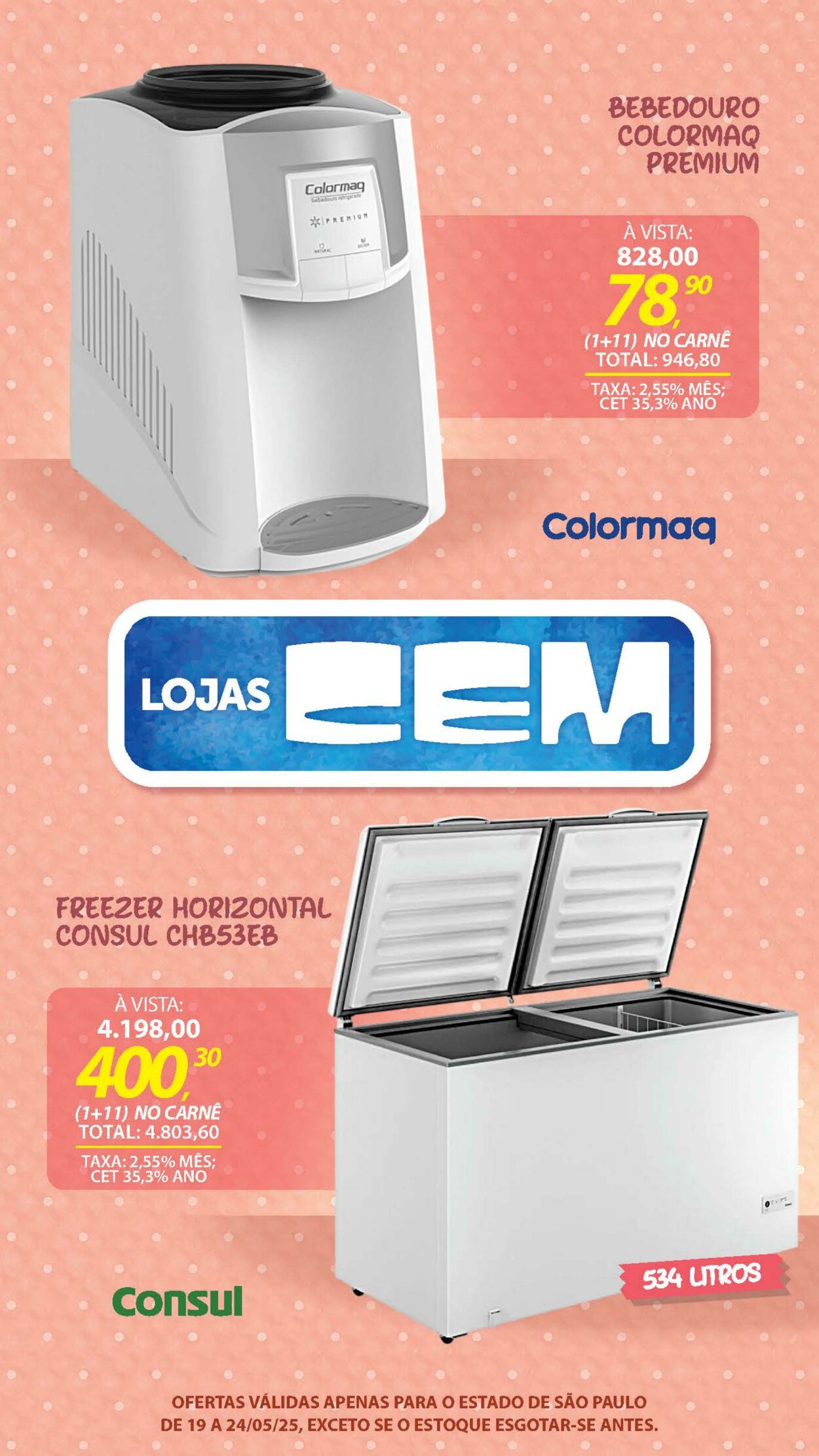 Folheto Lojas Cem 19.05.2025 - 02.06.2025