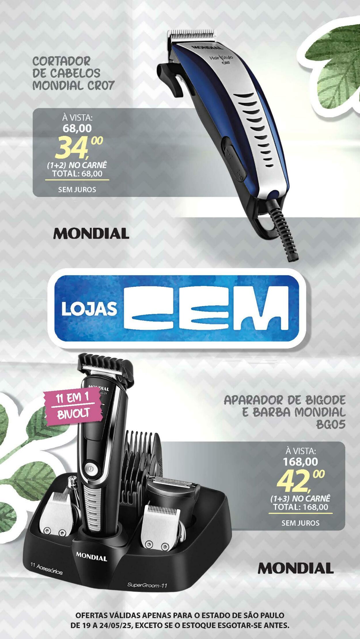 Folheto Lojas Cem 19.05.2025 - 02.06.2025