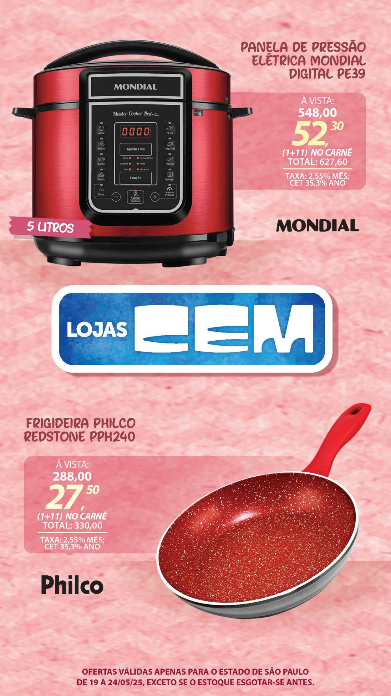 Folheto Lojas Cem 19.05.2025 - 02.06.2025