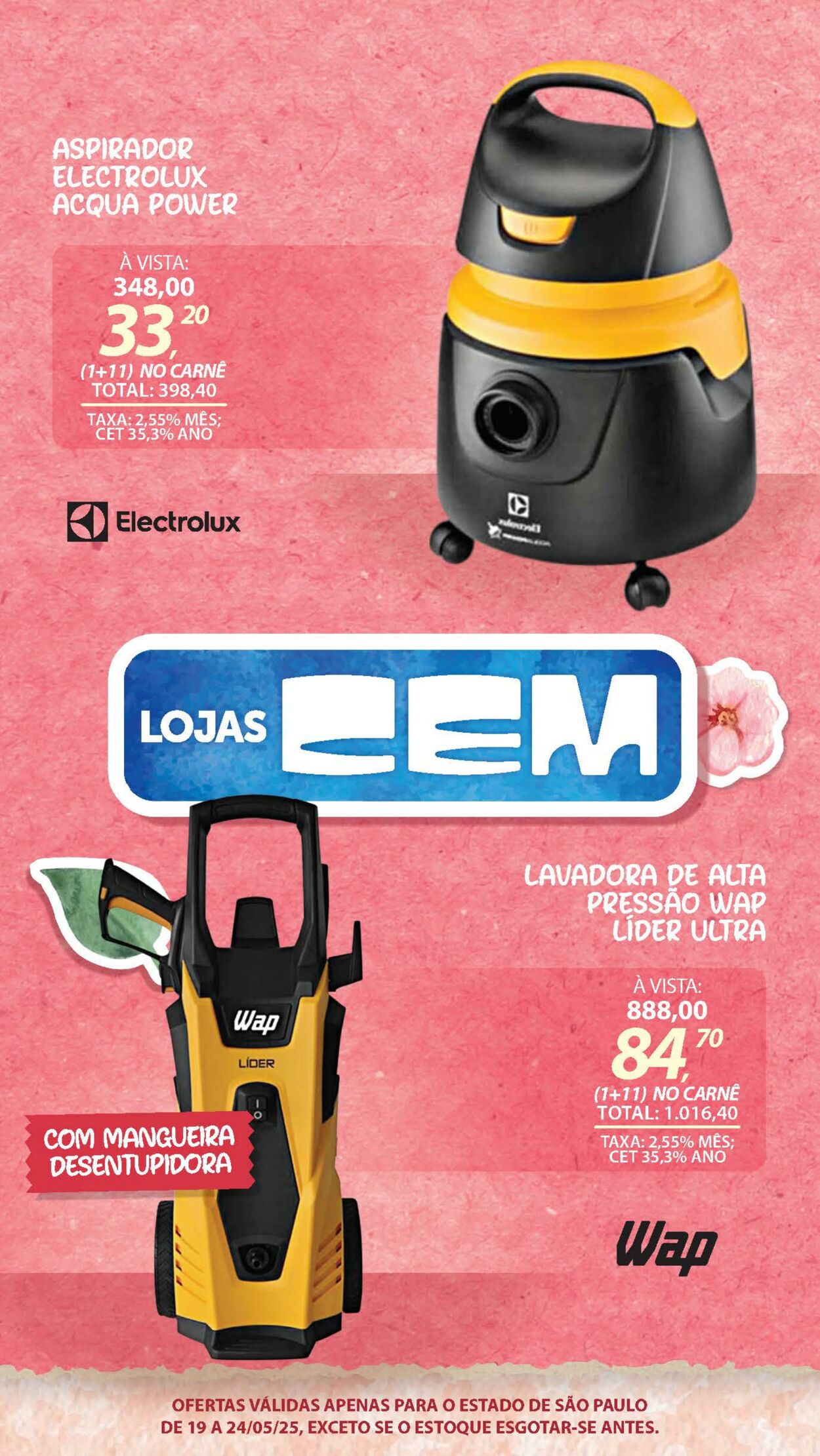 Folheto Lojas Cem 19.05.2025 - 02.06.2025