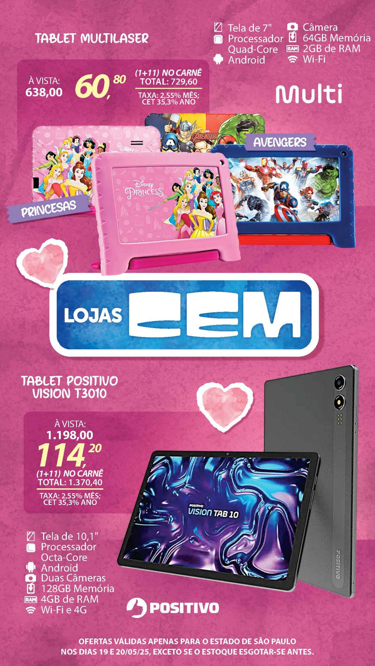 Folheto Lojas Cem 19.05.2025 - 02.06.2025