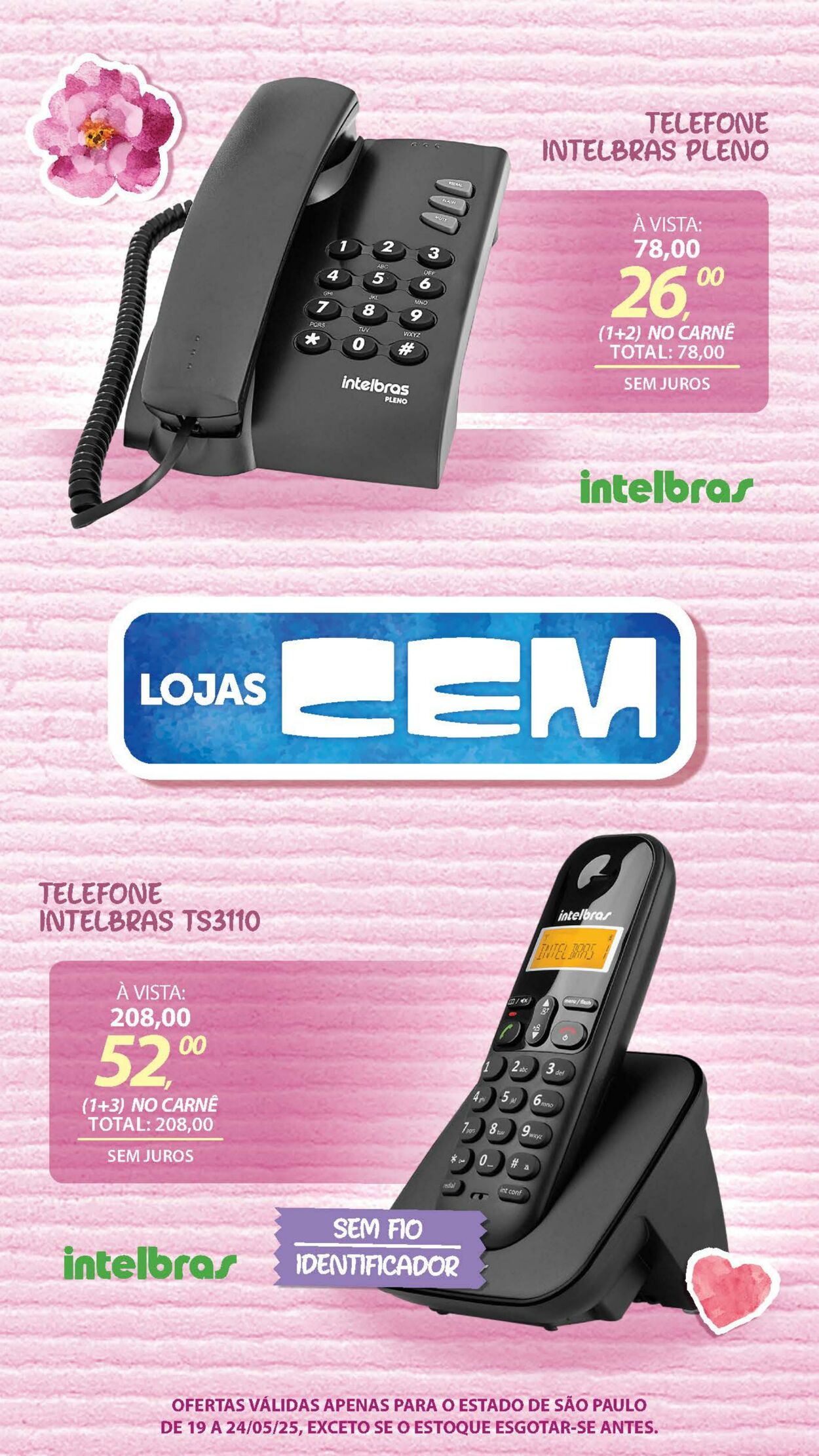 Folheto Lojas Cem 19.05.2025 - 02.06.2025